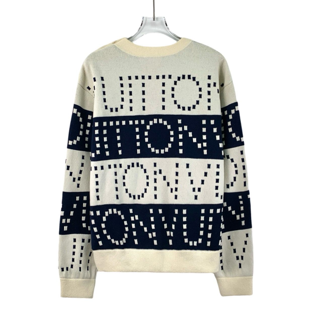 Louis Vuitton Louis Vuitton Color-block Logo Letter Wool Sweatshirt K26WX Size S / US 4 / IT 40 - 2 Thumbnail
