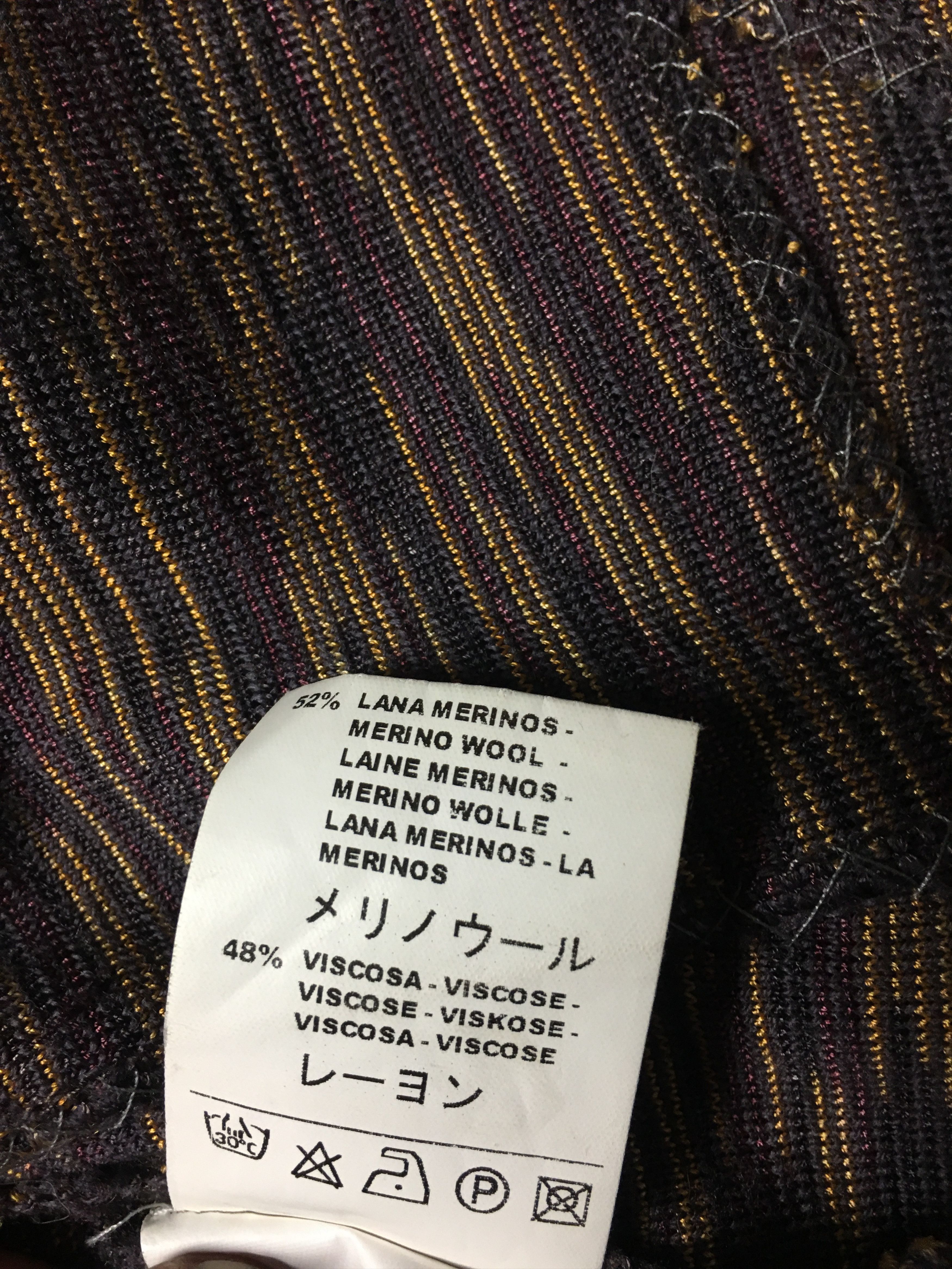 Missoni Missoni Patterned Knit Single Breasted Blazer Jacket EU36 Size M / US 6-8 / IT 42-44 - 13 Thumbnail