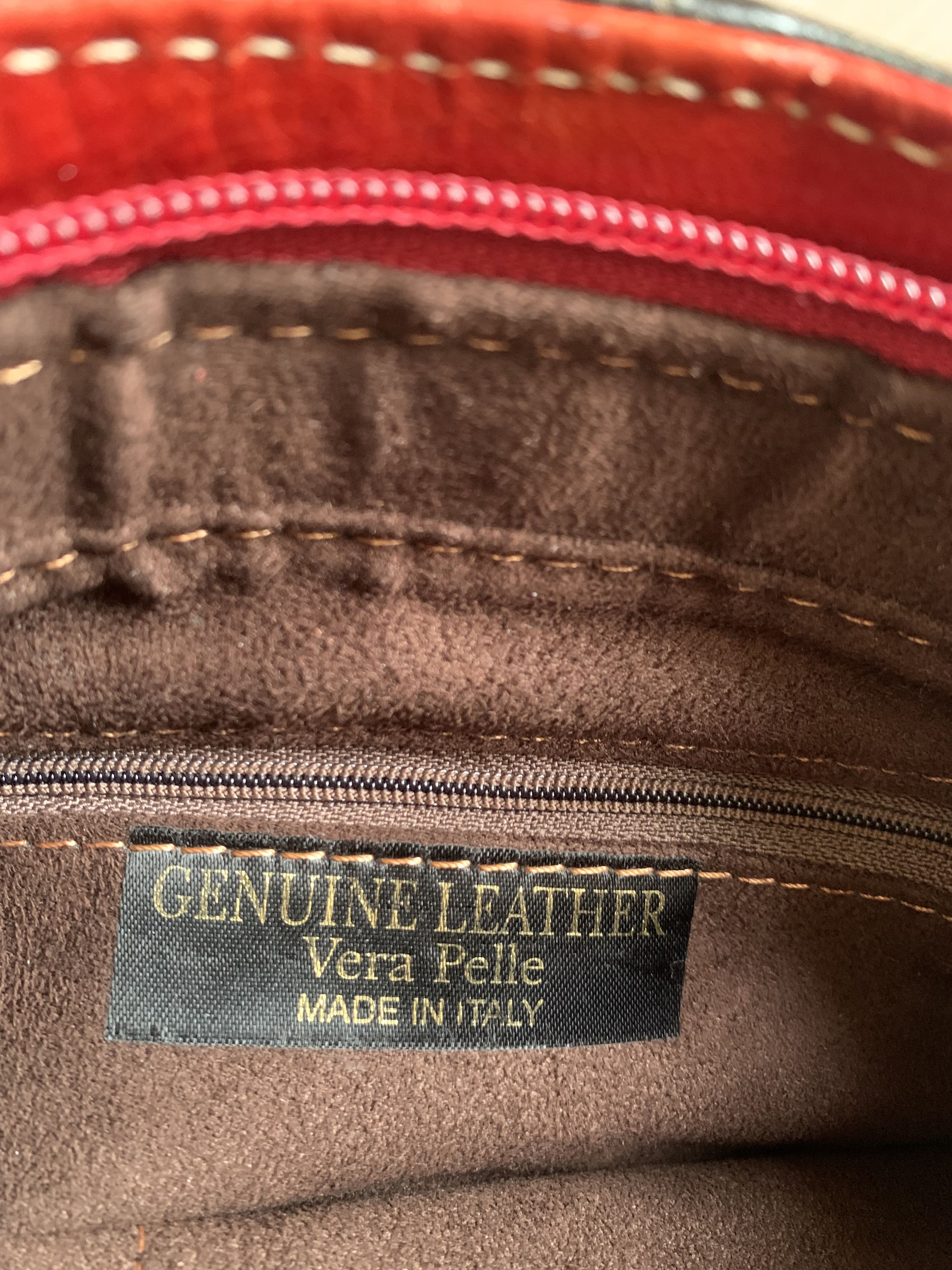 Firenze Rare Firenze Barberini Leather Messenger CrossBody Bag Size ONE SIZE - 10 Thumbnail