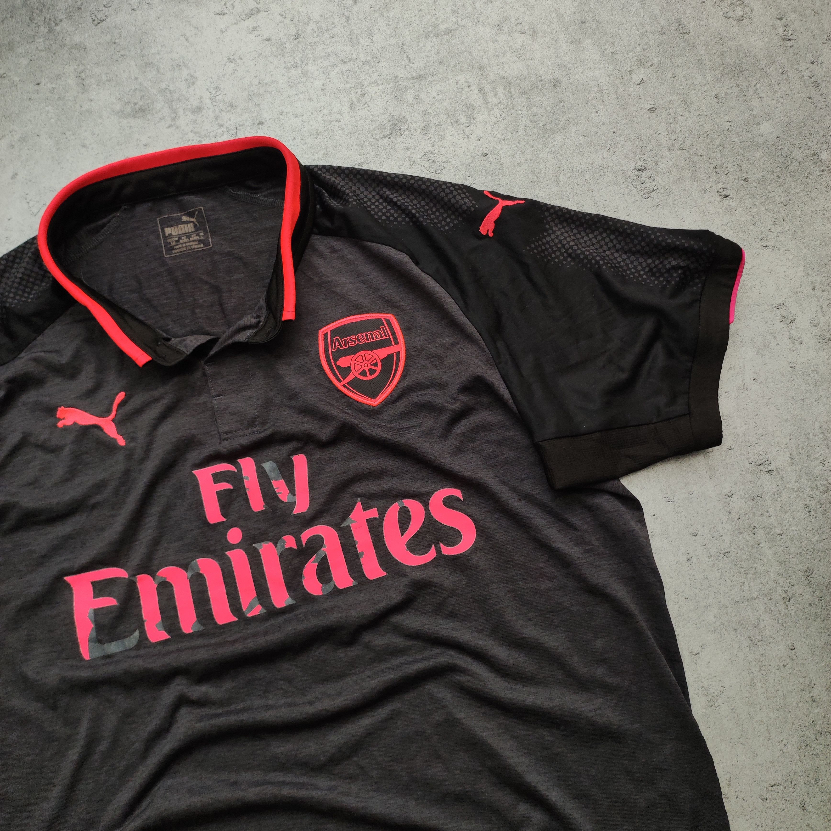 Vintage RARE 2017/18 Arsenal London #9 Lacazette 3th Third Jersey Size US L / EU 52-54 / 3 - 4 Thumbnail
