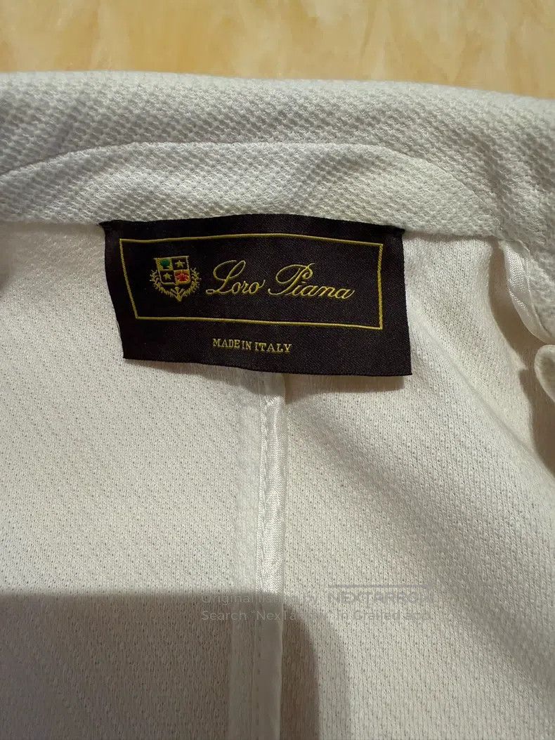 Loro Piana Loro Piana Off-white women's suit jacket Size S / US 4 / IT 40 - 3 Thumbnail