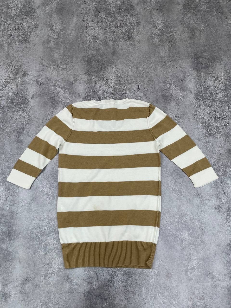 Dolce & Gabbana Dolce & Gabbana Women Cotton Knit Sweater Striped Beige Size S / US 4 / IT 40 - 7 Thumbnail