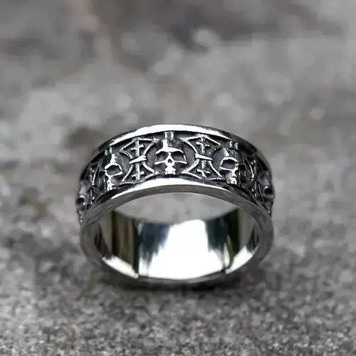 Jewelry × Ring Of Fire Mini Skulls Devil Ring Size ONE SIZE - 2 Thumbnail