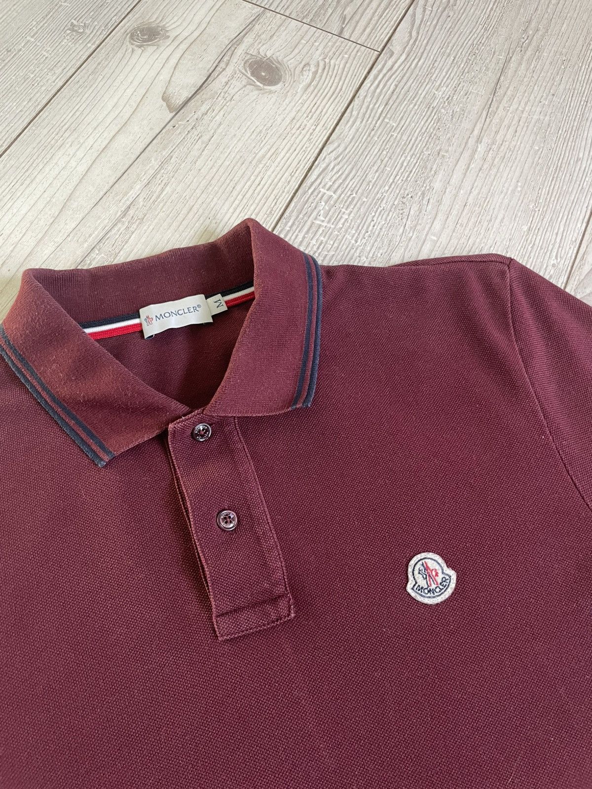 Moncler Moncler Polo Maglia Manica Corta Logo Size US M / EU 48-50 / 2 - 12 Thumbnail