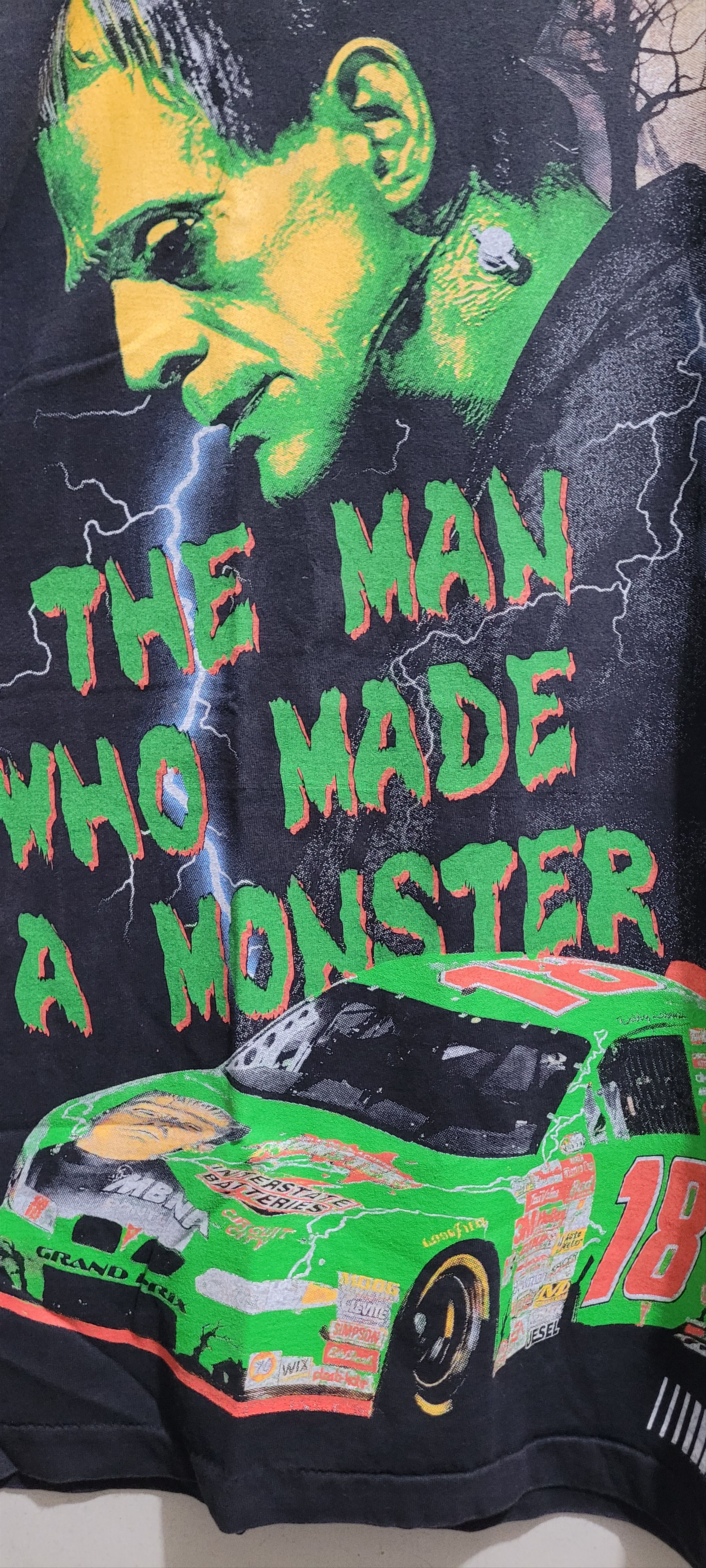 FOR OTHERS 1980 Frankenstein NASCAR Bobby Labonte Hallowen Fansmade Size US XL / EU 56 / 4 - 4 Thumbnail