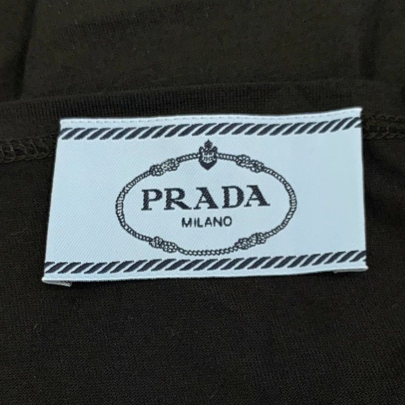 Prada Prada 21 styles of triangle strap design black cotton long- Size US XS / EU 42 / 0 - 6 Thumbnail