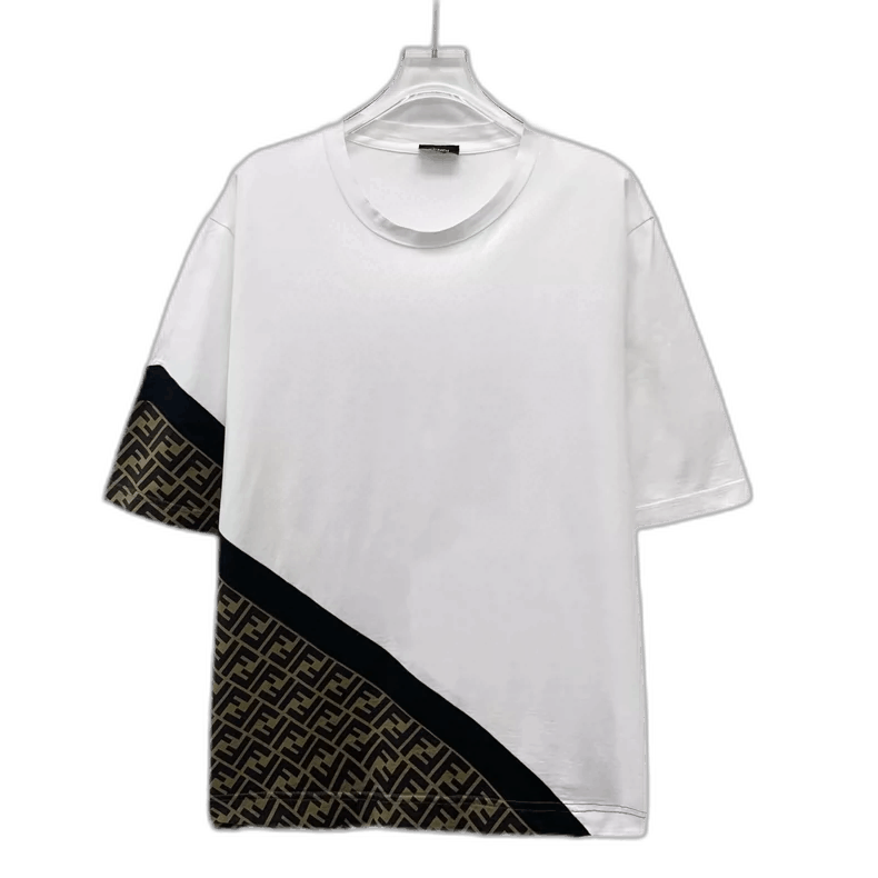 Fendi Fendi White Cotton Logo Short Sleeve T-Shirt Size XL / US 12-14 / IT 48-50 - 1 Thumbnail