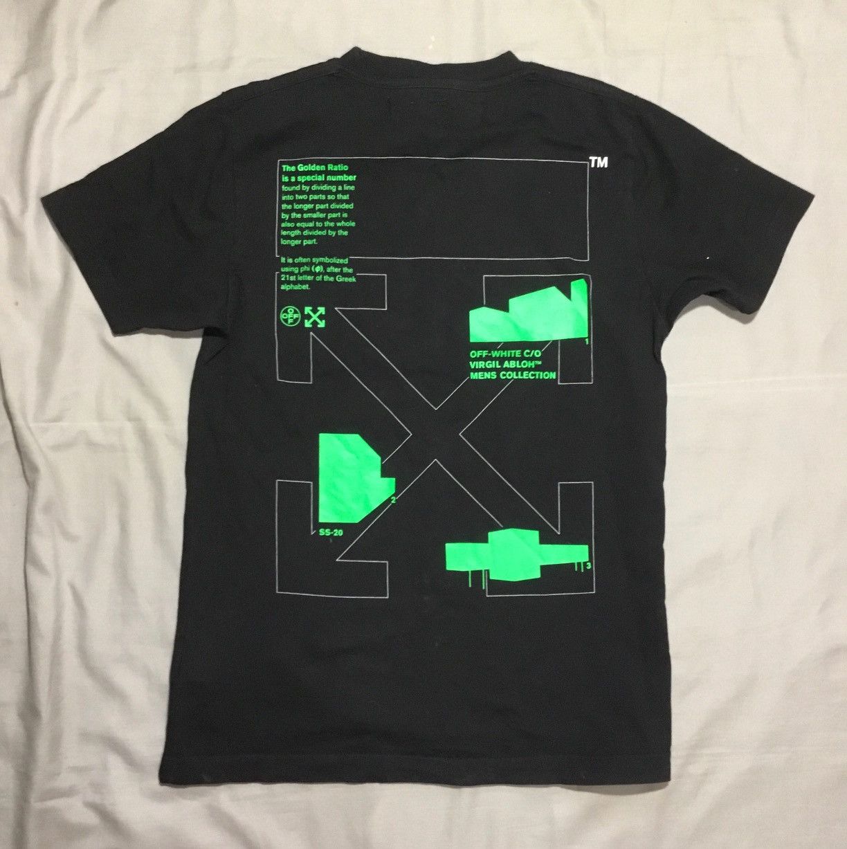 Off-White Off-White c/o Virgil Abloh Main Label T-Shirt Black Size US M / EU 48-50 / 2 - 2 Thumbnail