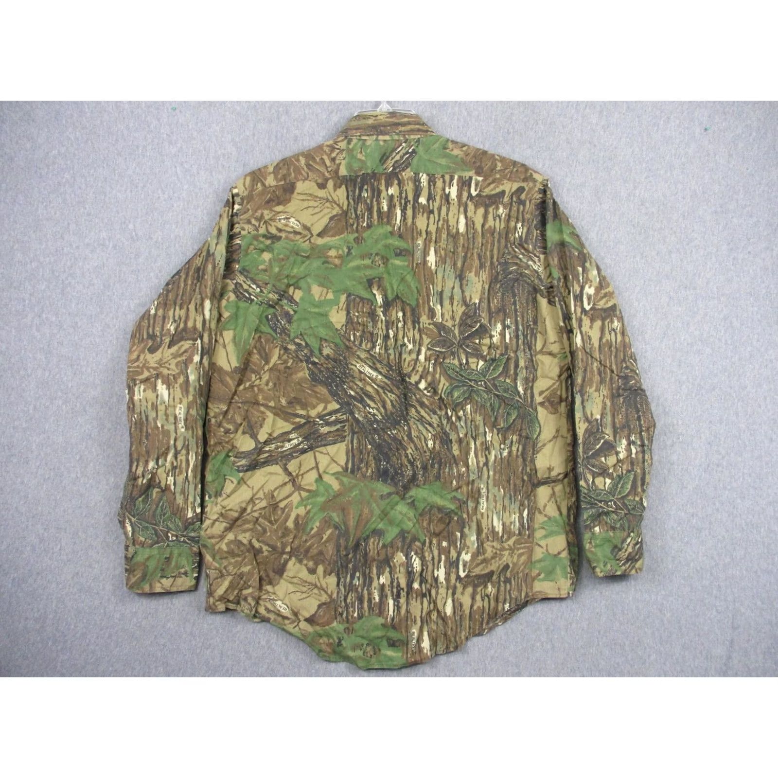 Realtree VINTAGE Realtree Camo Shirt Mens XL Spartan Button Front Long Sleeve USA Made Size US XL / EU 56 / 4 - 5 Thumbnail