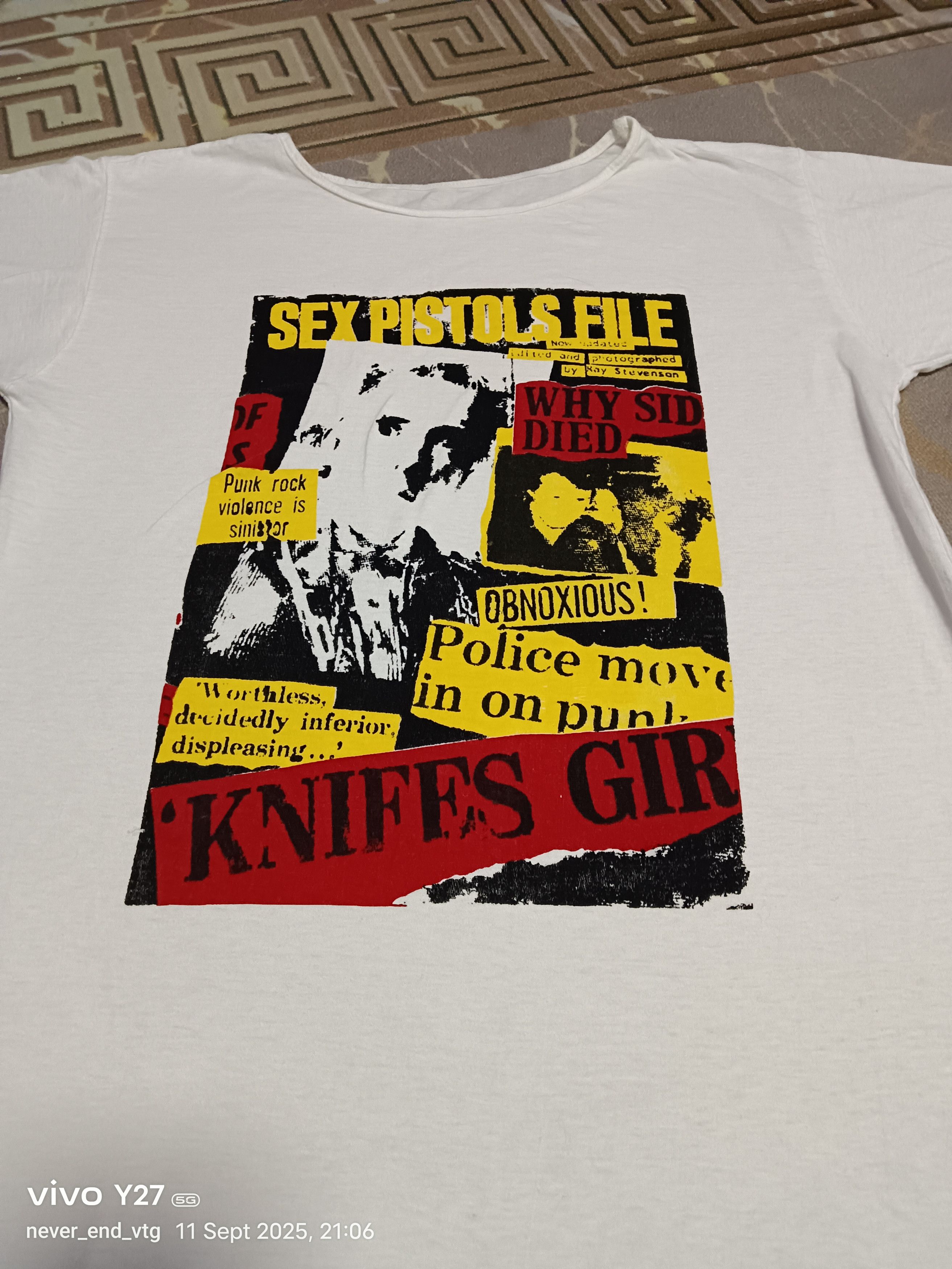 Band Tees VINTAGE SEX PISTOL Size US S / EU 44-46 / 1 - 2 Thumbnail