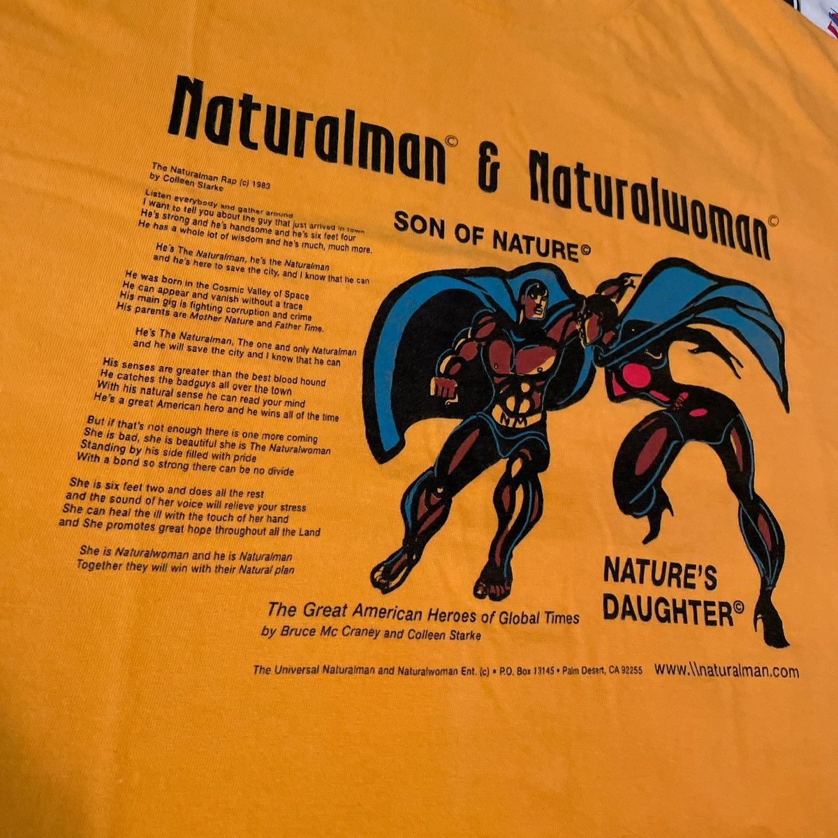 DC Comics × Marvel Comics × Vintage Vintage 2000s Naturalman & Naturalwoman Hero Marvel DC Tee Size US XL / EU 56 / 4 - 2 Thumbnail