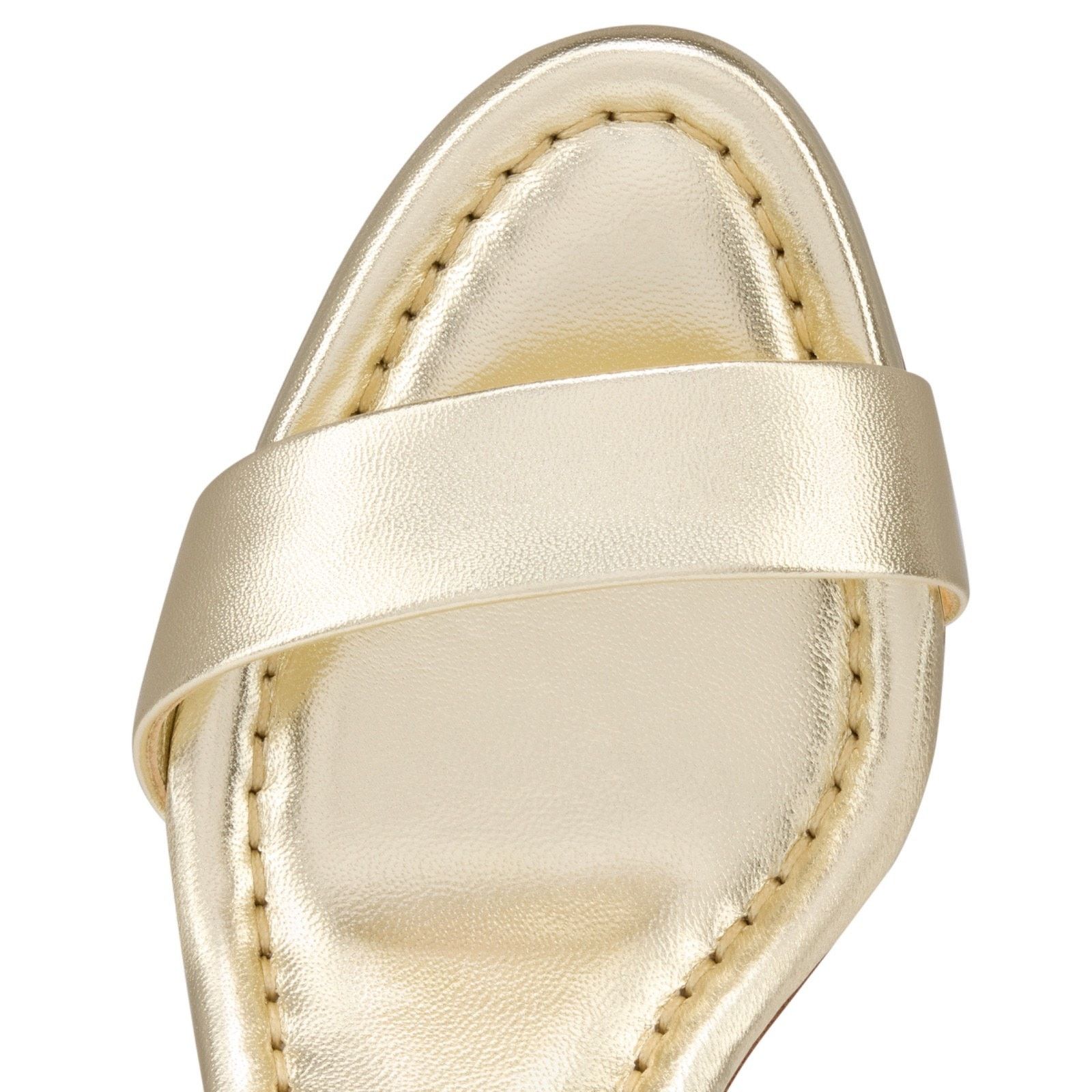 Christian Louboutin Christian Louboutin Sweet Jane Sandal Flat Platine Gold 41 Size US 10 / IT 40 - 13 Thumbnail