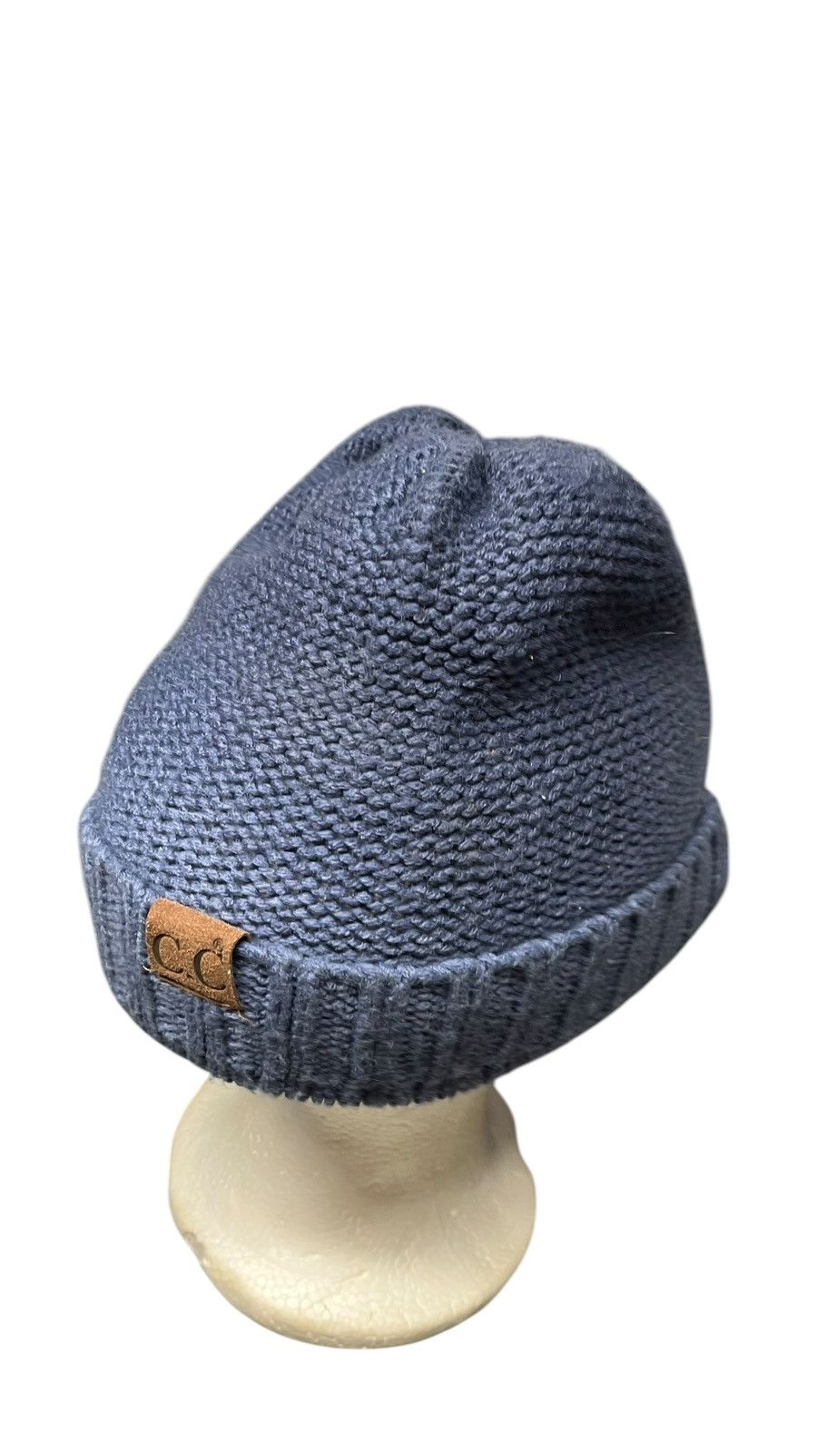 Other C.C Dark Blue Knit Beanie y2k Skate Size ONE SIZE - 6 Thumbnail