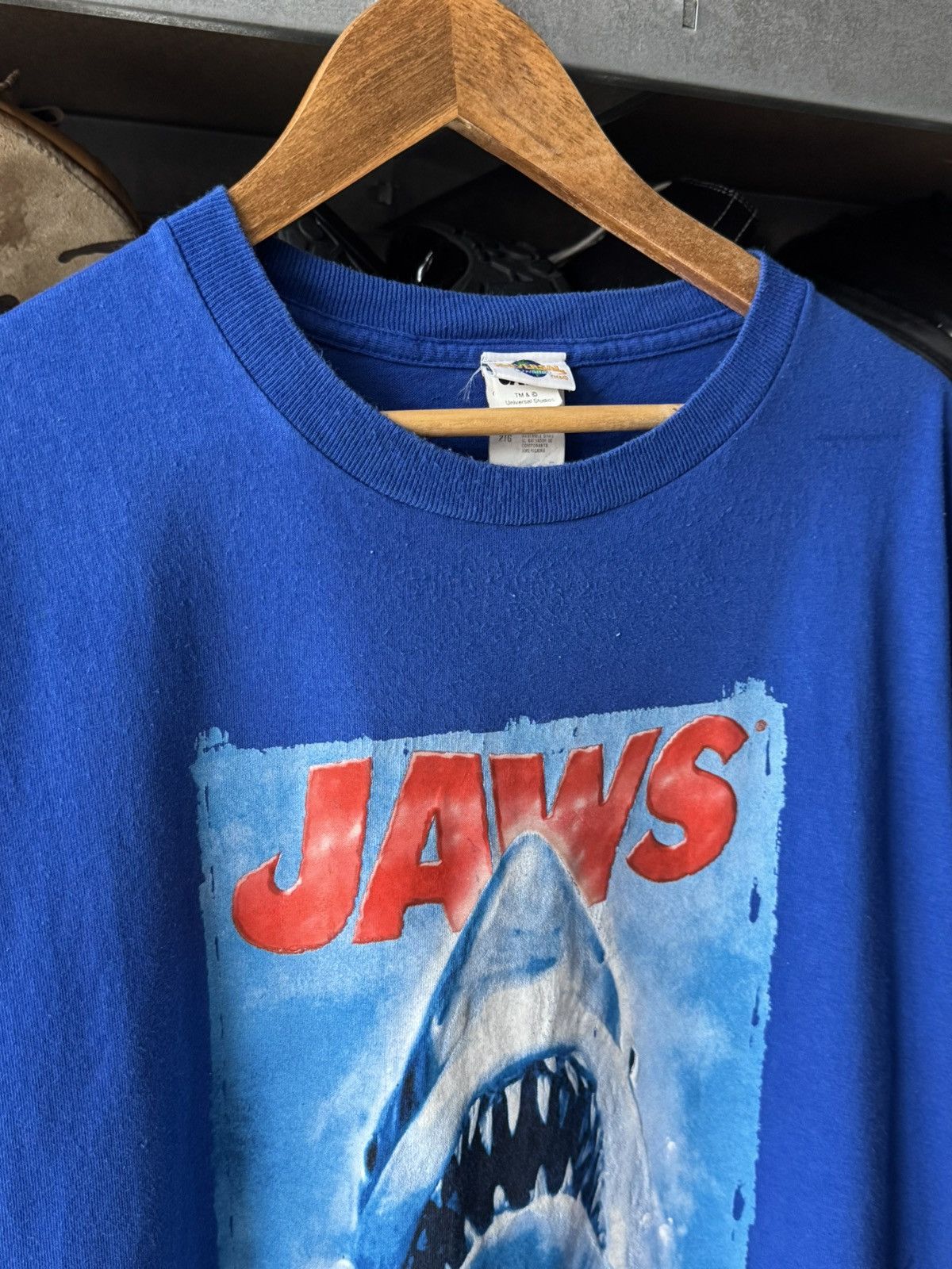 Universal Studios Vintage Universal Studios Jaws NOBOATING ACCIDENT T-Shirt Size US XXL / EU 58 / 5 - 5 Thumbnail