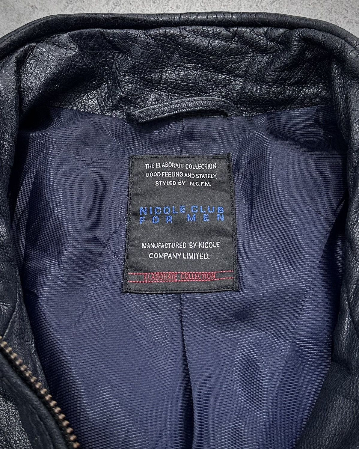 Japanese Brand Nicole Leather Riders Jacket Vkei Size US S / EU 44-46 / 1 - 7 Thumbnail