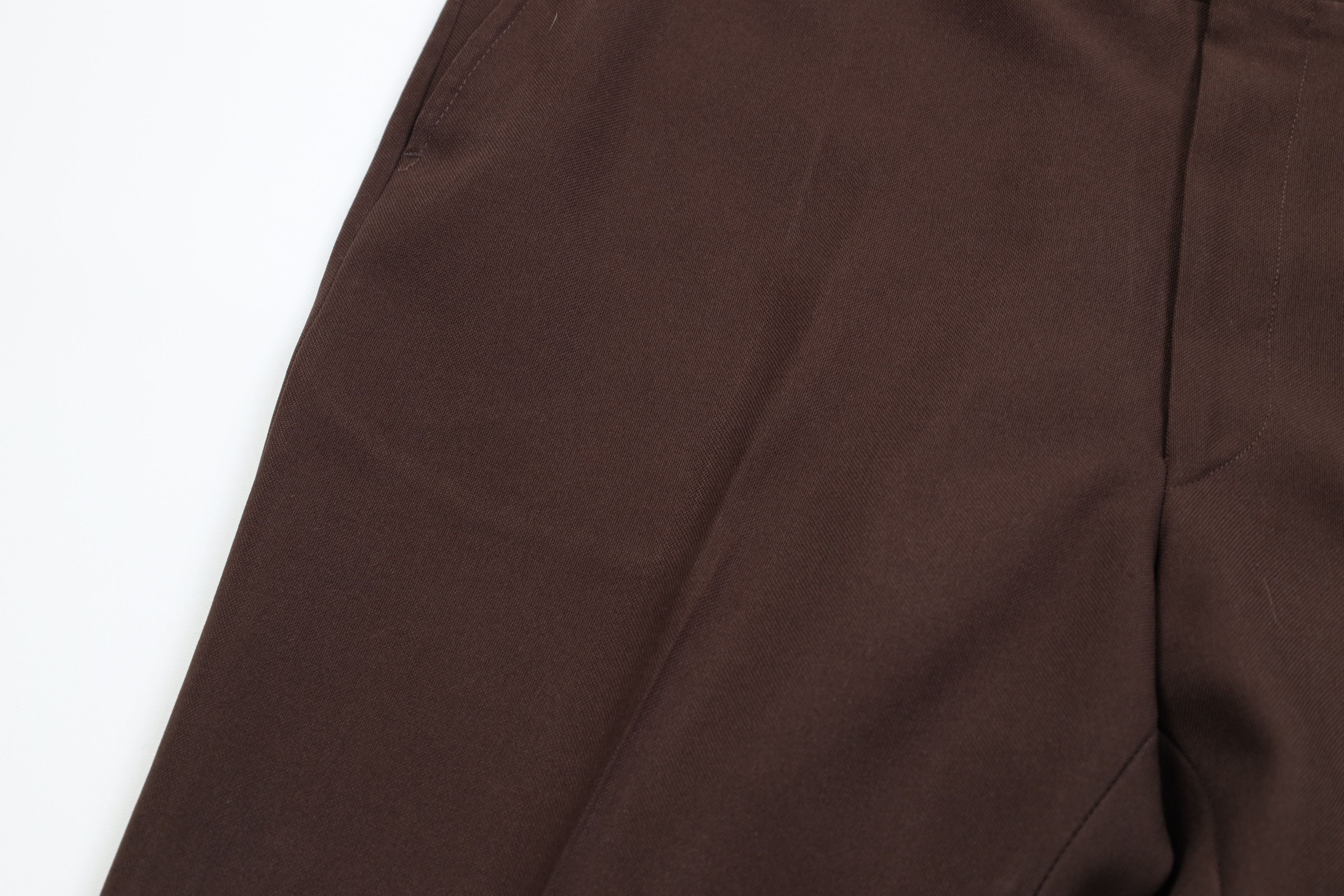 Vintage Vintage 70s 2 Piece Knit Suit Wedding Brown Size 48R - 15 Thumbnail