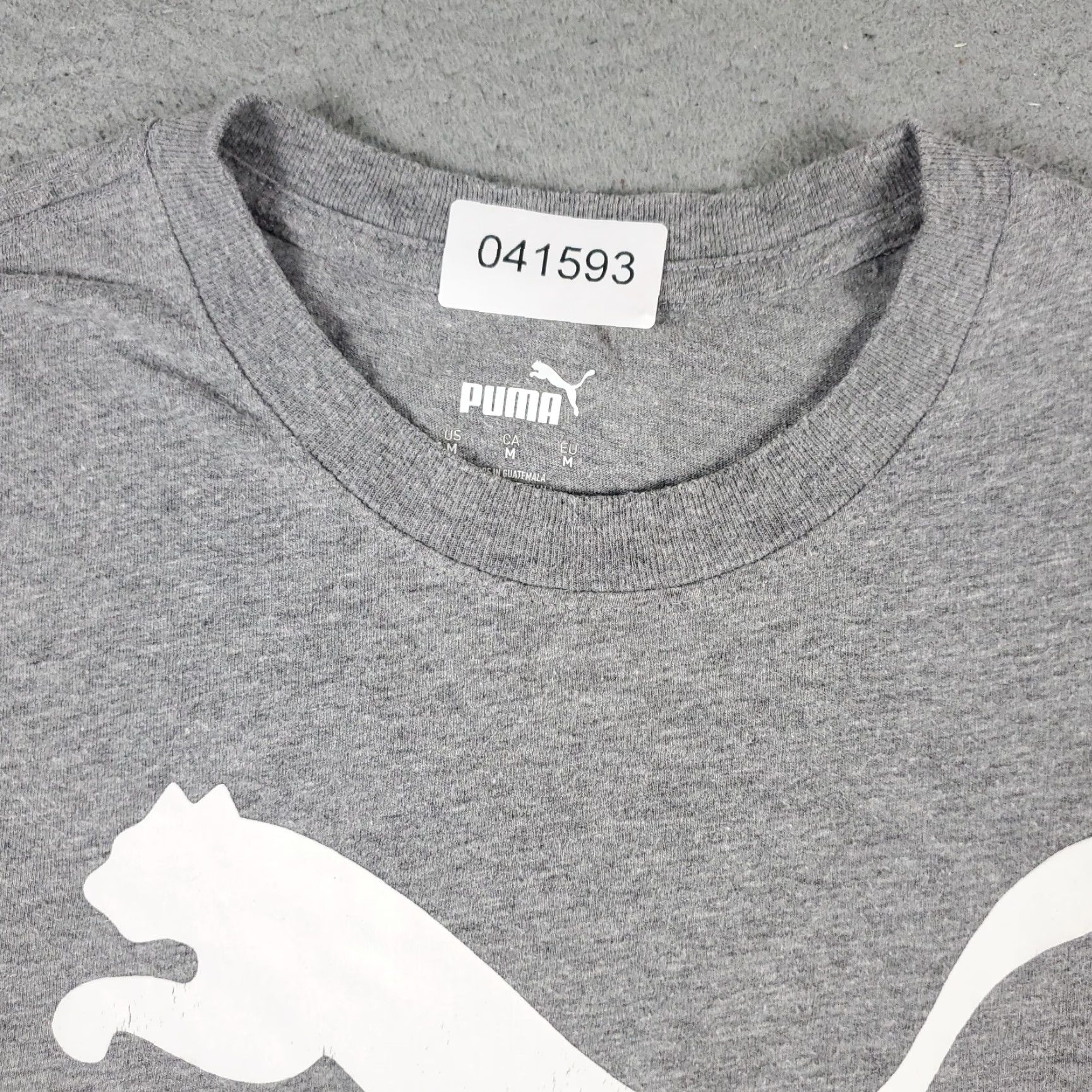 Puma Puma T Shirt Mens Size Medium Gray Casual Short Sleeve Adult Size US M / EU 48-50 / 2 - 3 Thumbnail