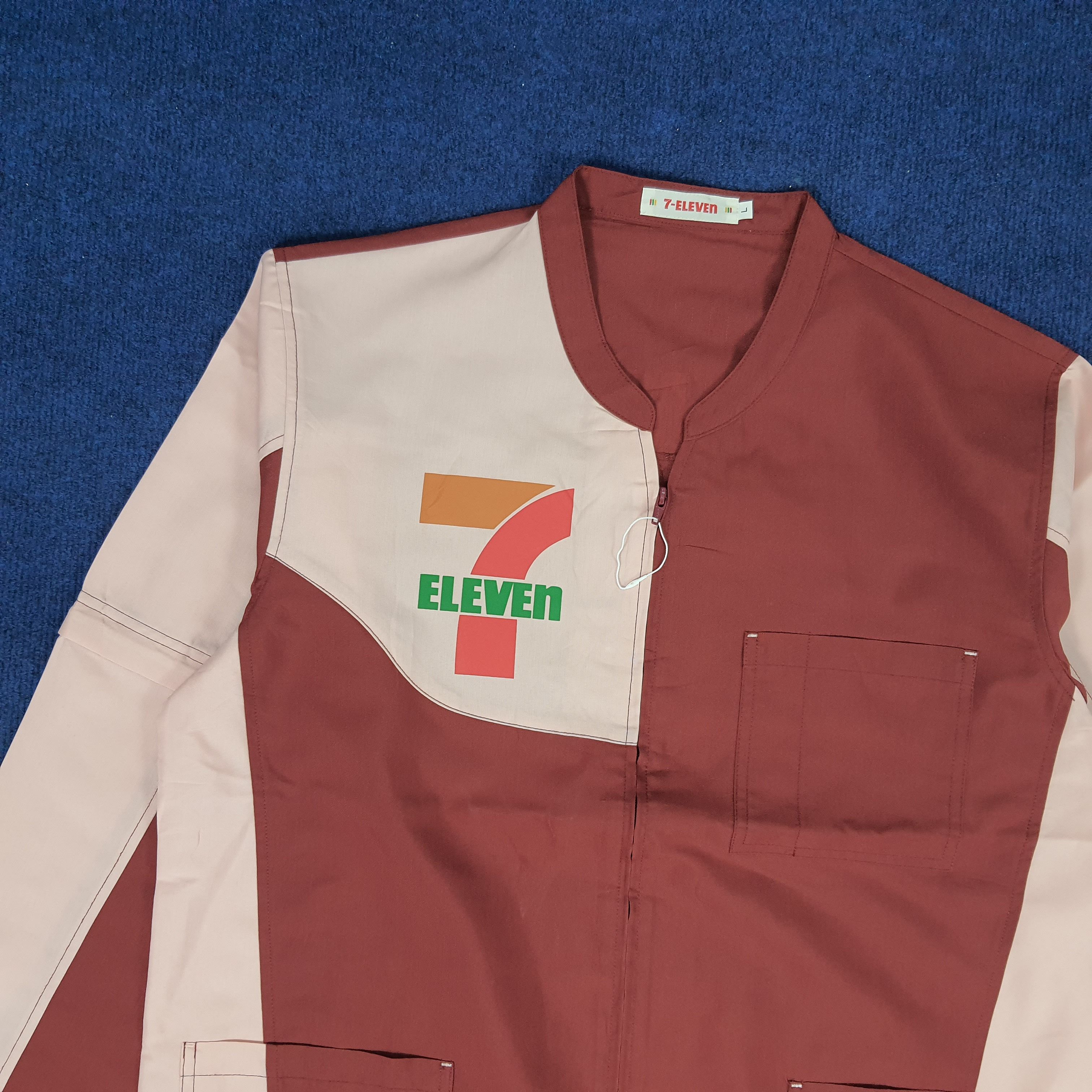 Japanese Brand × Vintage Vintage 7 Eleven Japanese Brand Staff Uniform Jacket Size US L / EU 52-54 / 3 - 2 Thumbnail