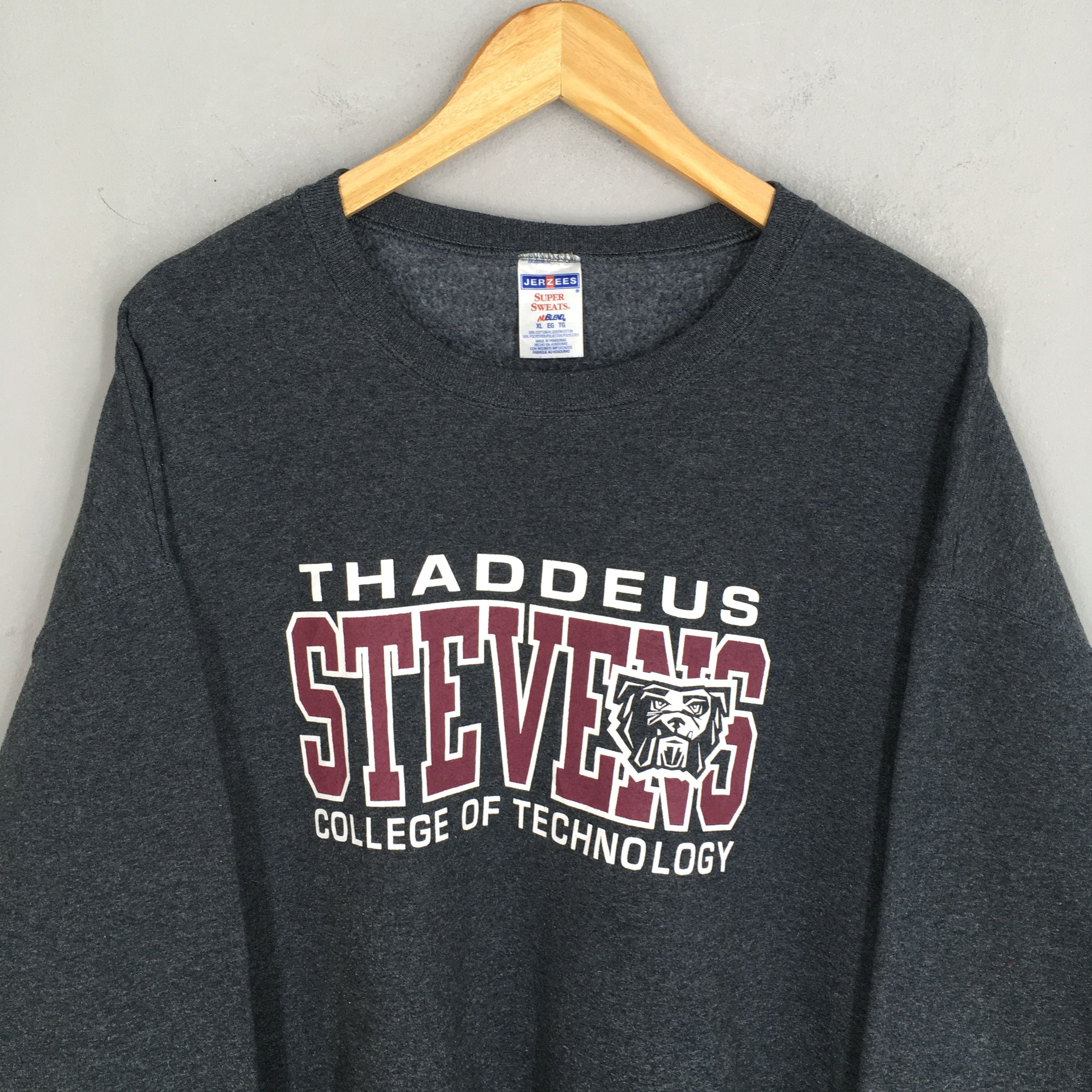 Jerzees × NCAA Vintage Thaddeus Stevens College Sweatshirt XLarge Size US XL / EU 56 / 4 - 2 Thumbnail