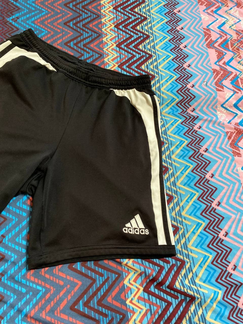 Adidas streetwear Adidas black shorts Vintage Y2K logo Size US 32 / EU 48 - 14 Thumbnail