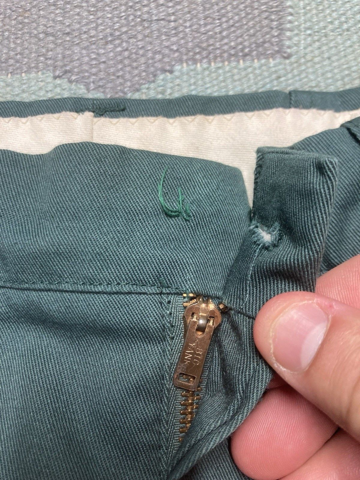 Vintage Vintage 70s chino work pants big yank workwear 33x29 Size US 33 - 4 Thumbnail