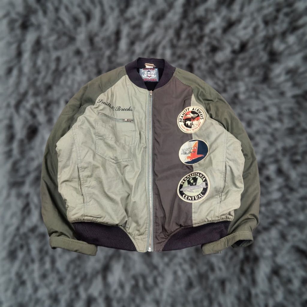 Logo 7 Vintage Pennsylvania Central Patsh Logo Bomber Jacket Nike Style Shirt Size US L / EU 52-54 / 3 - 1 Thumbnail