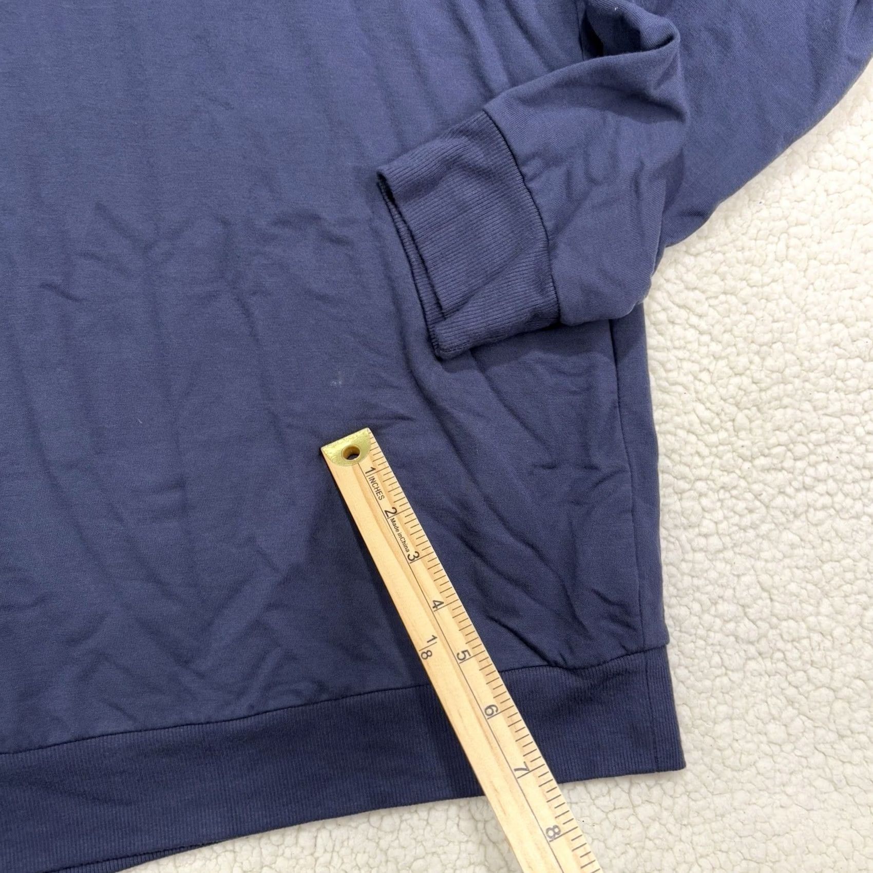 TravisMathew Travis Mathew Golf Pullover Mens XL Navy Blue Stretch Performance 1/4 Zip Size US XL / EU 56 / 4 - 4 Thumbnail