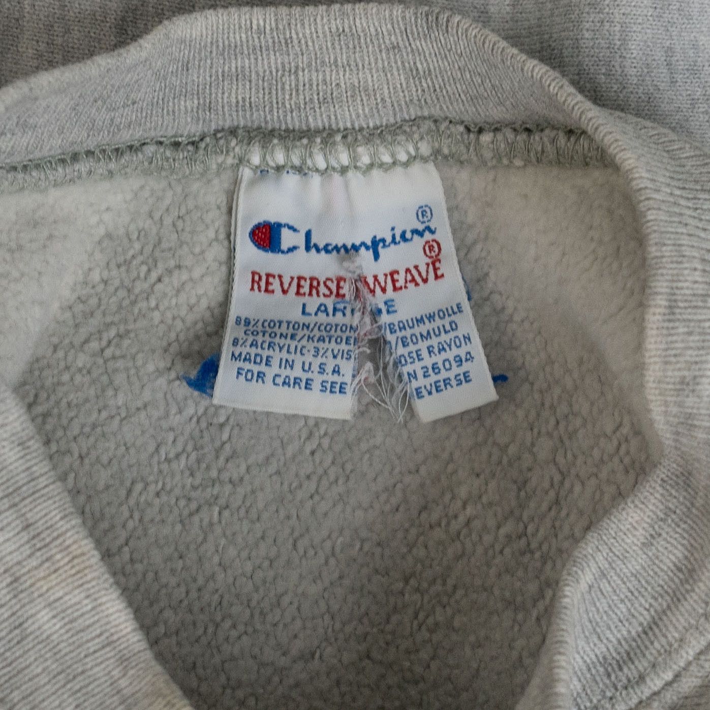 Champion Vintage 1990's Champion Reverse Weave Rutgers Crewneck Size US L / EU 52-54 / 3 - 3 Thumbnail