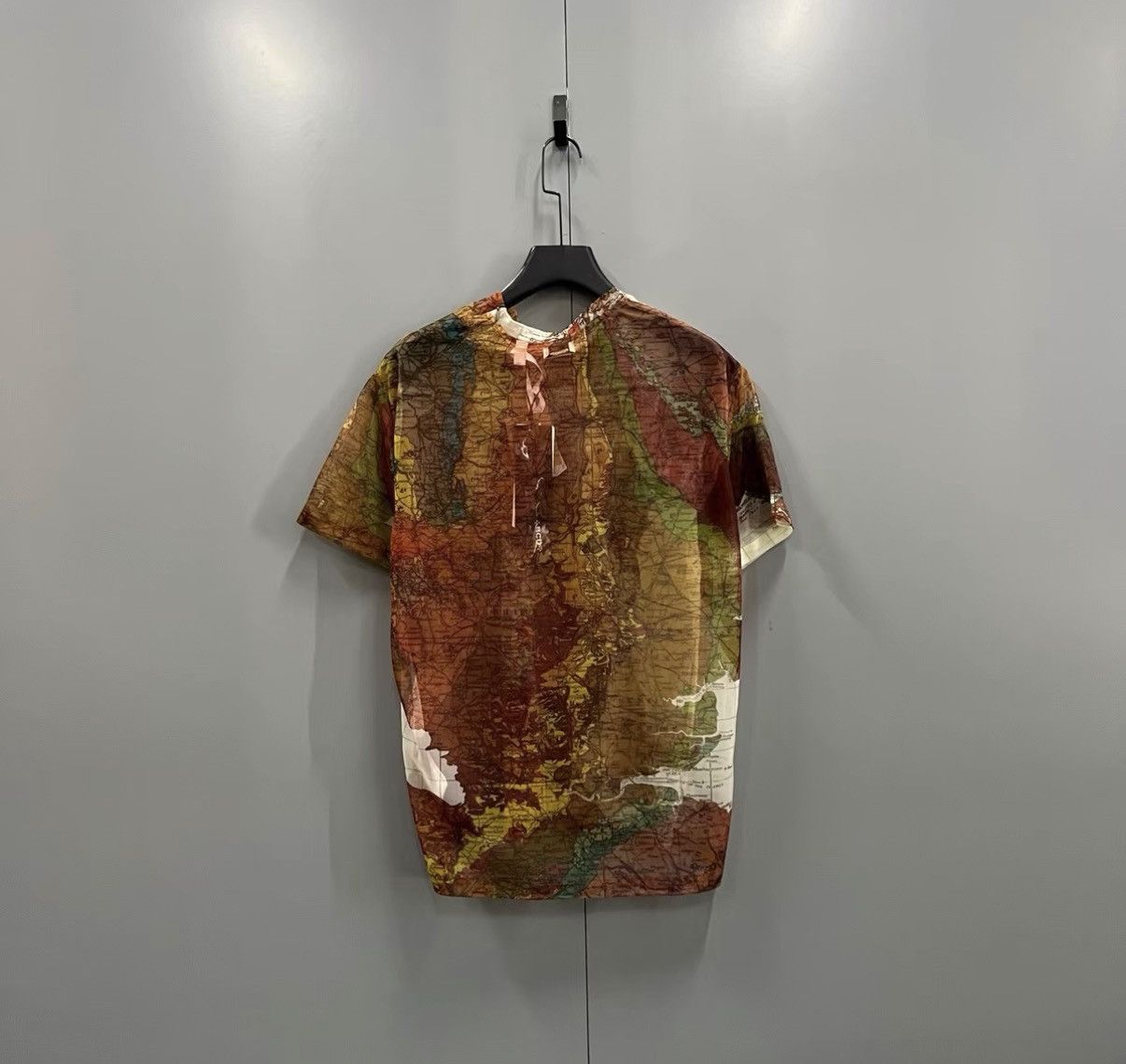 Burberry Burberry All-over Map Print Short Sleeve J41 Size US S / EU 44-46 / 1 - 2 Thumbnail
