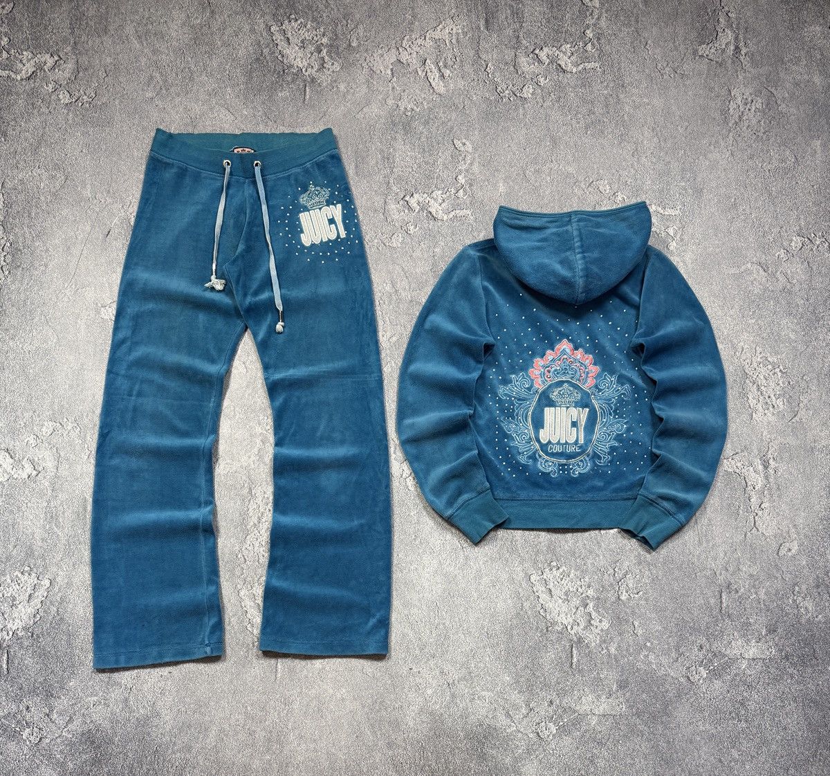 Juicy Couture VELOUR VINTAGE VIOLET Y2K JUICY COUTURE SUITS Size S / US 4 / IT 40 - 1 Thumbnail