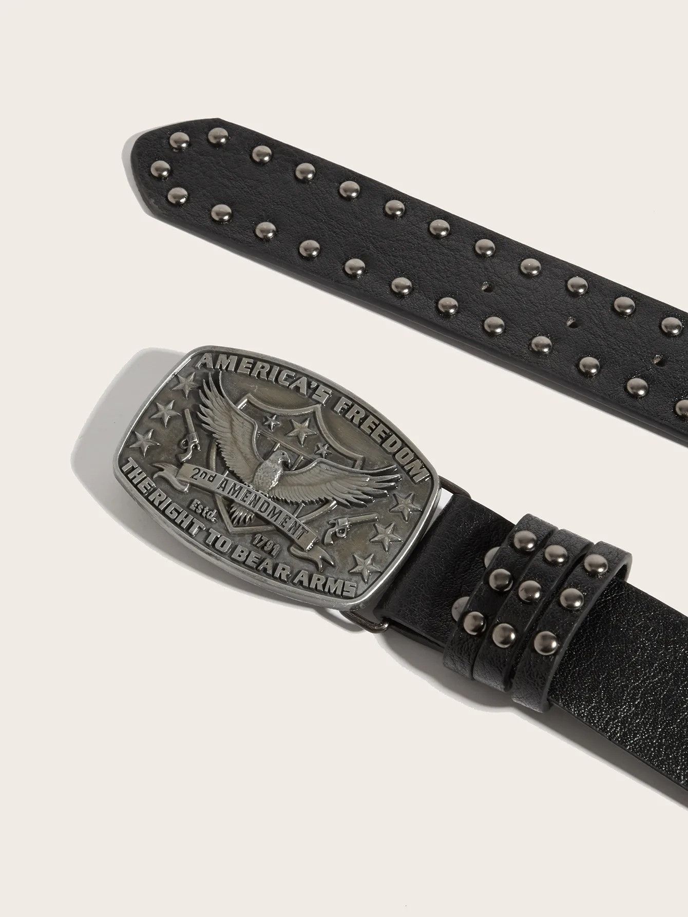 Vintage Urban Spike Detail Waist Belt Size ONE SIZE - 1 Thumbnail