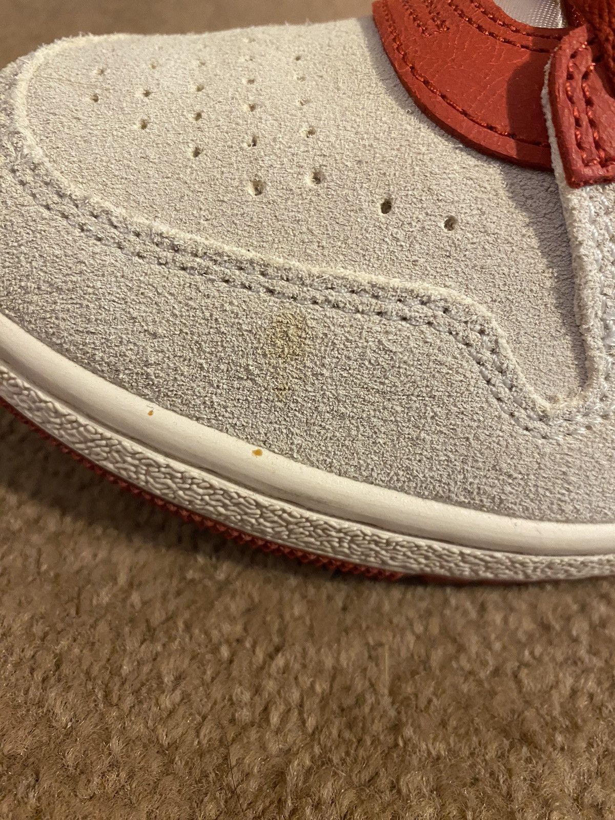Jordan Brand Jordan Air Ship Every Game Dune Red Size 11.5 Size US 11.5 / EU 44-45 - 7 Thumbnail