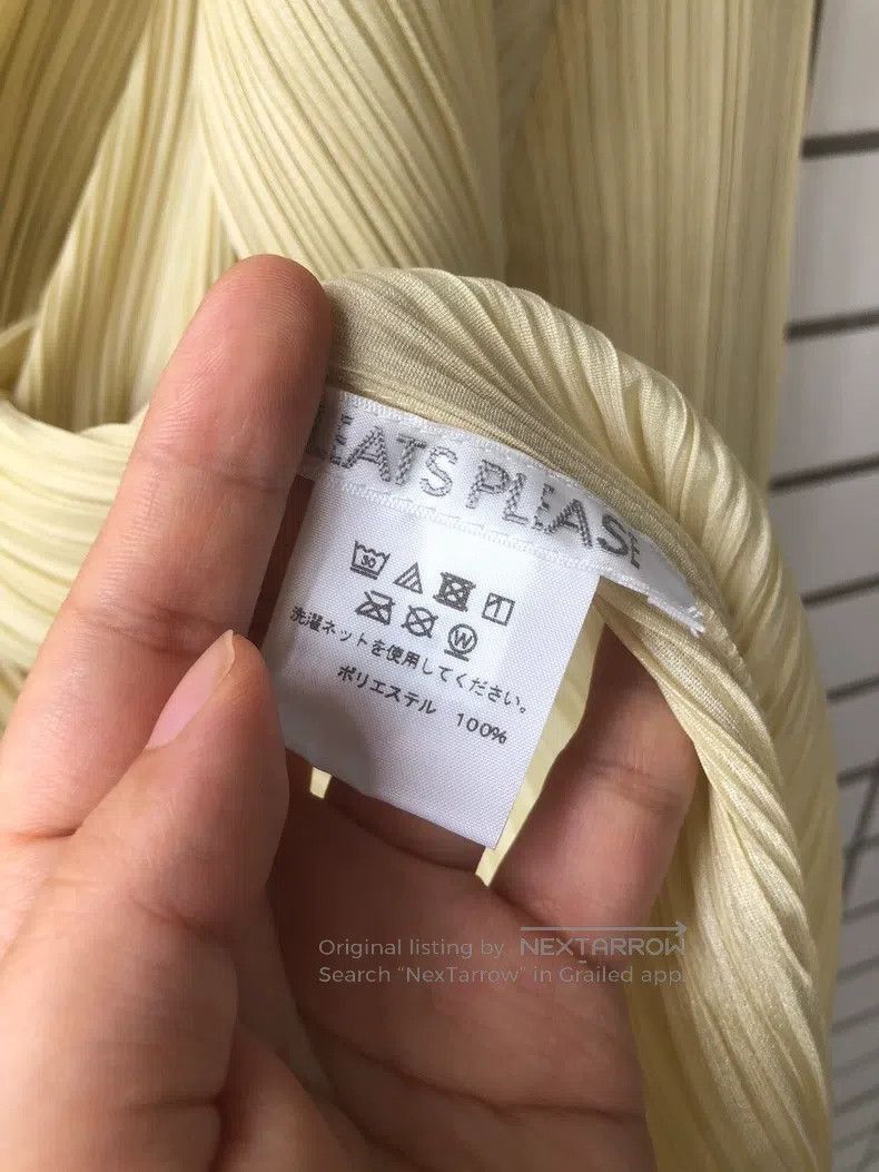 Issey Miyake Issey Miyake Beige Pleated Cardigan Size M / US 6-8 / IT 42-44 - 2 Thumbnail