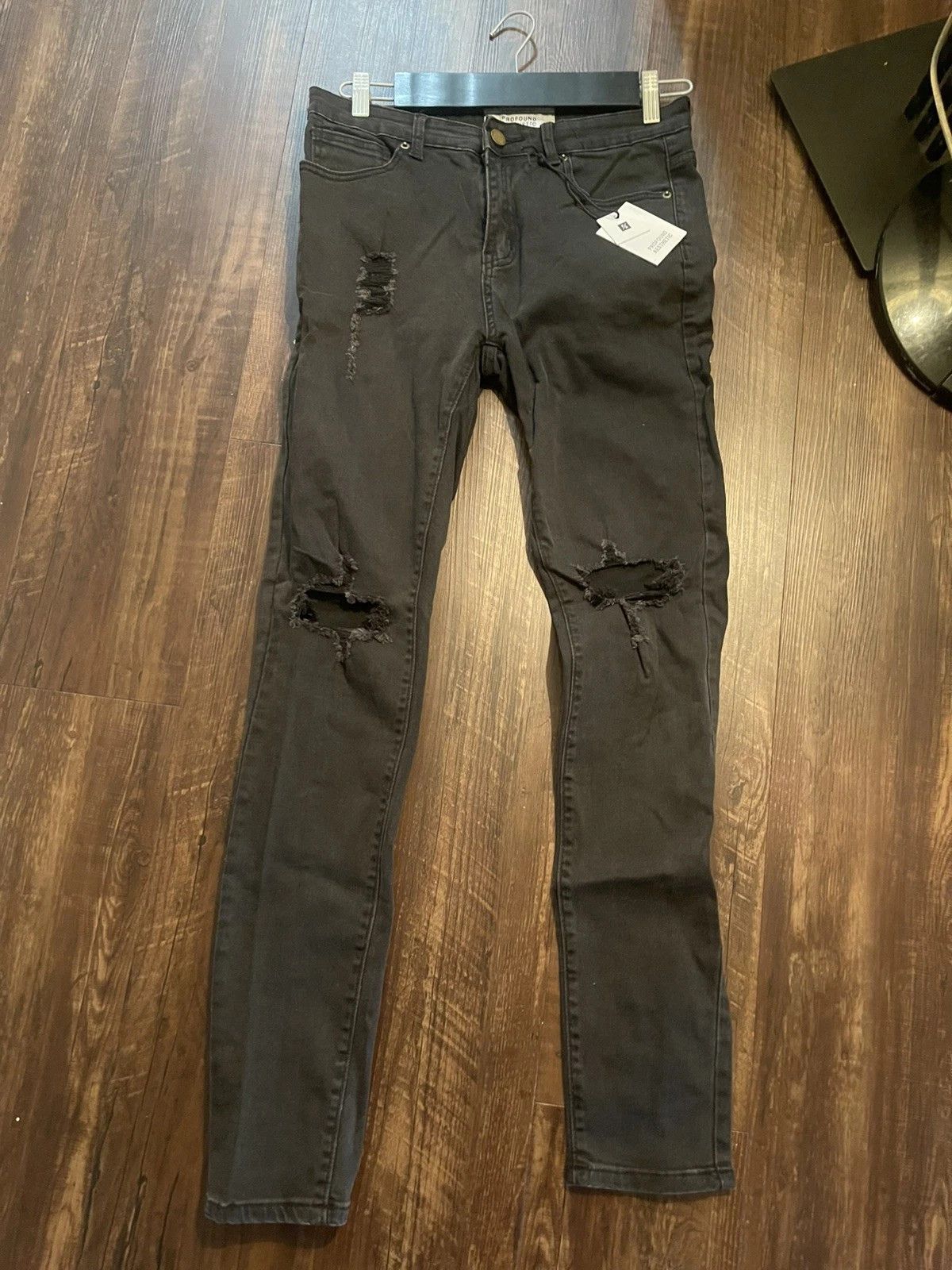 Profound Aesthetic Profound Aesthetic Skinny Wash Jeans 32X32 Found Co Size US 32 / EU 48 - 1 Thumbnail