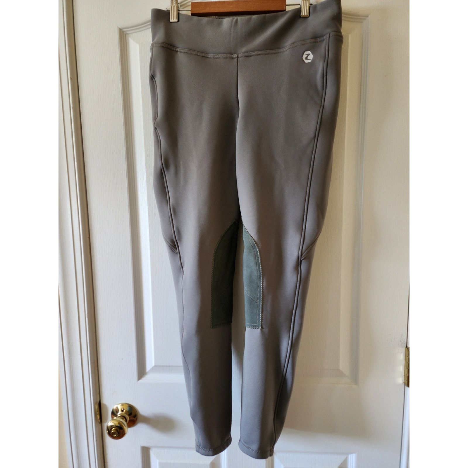 Other Horze Active Women's Fleece Lined Riding Tights Size 32 Gray Size 32" / US 10 / IT 46 - 1 Thumbnail