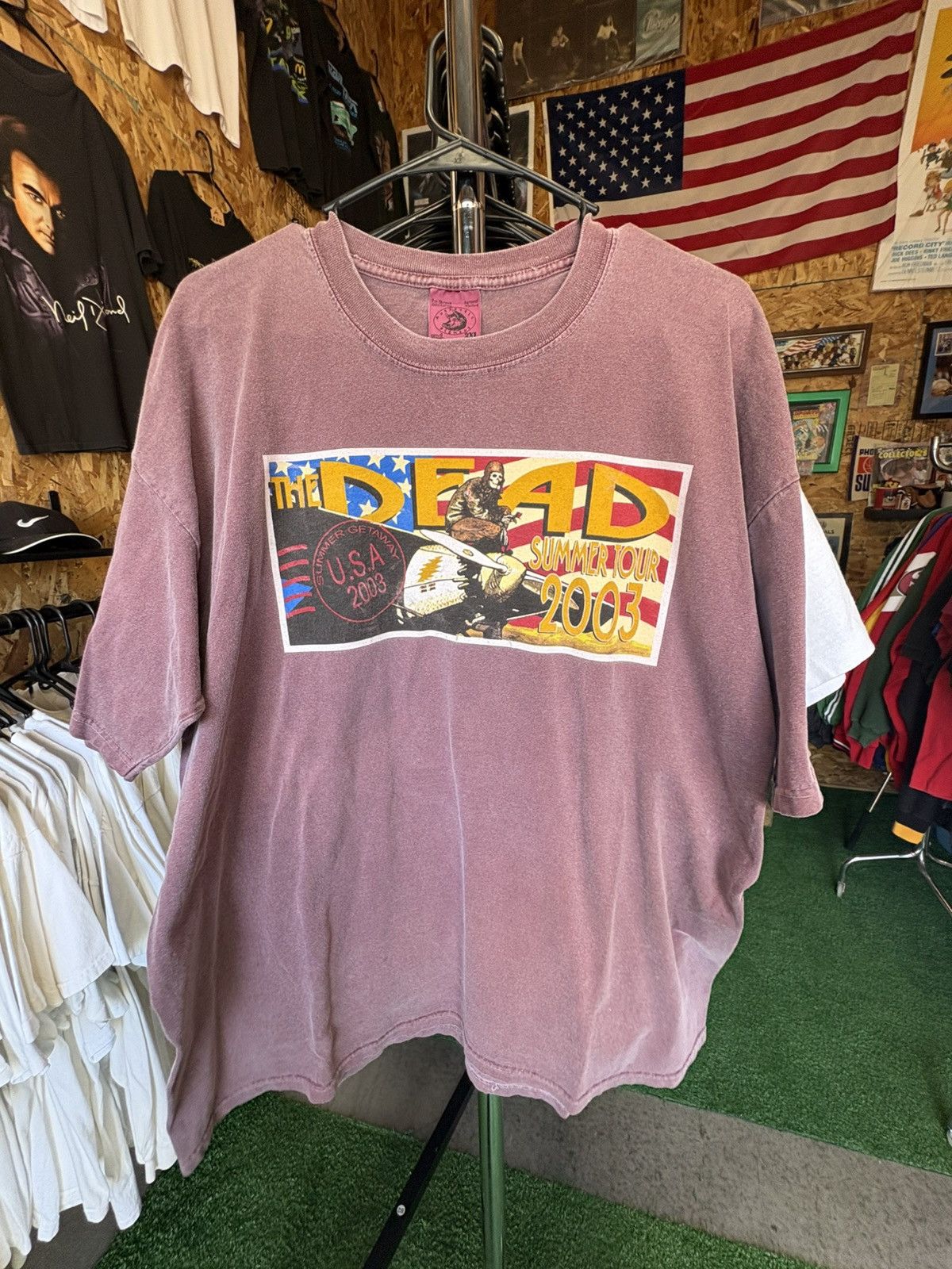 Grateful Dead Vintage 2003 Grateful Dead Tour Band T-Shirt Size US XXL / EU 58 / 5 - 1 Thumbnail