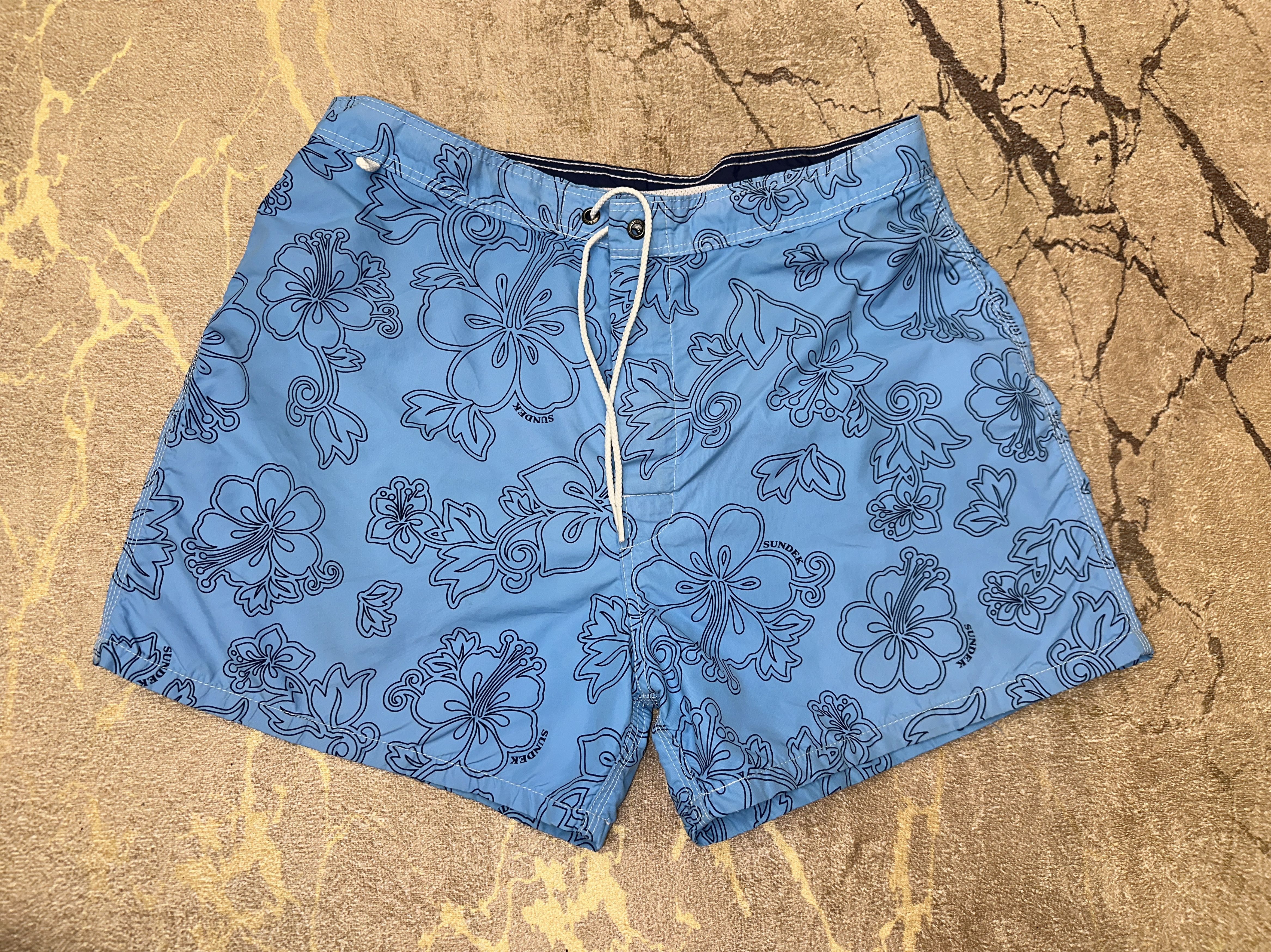 Sundek Sundek 33 Rainbow Beach Board Shorts Trunks Bath Size 33 S Size US 33 - 4 Thumbnail