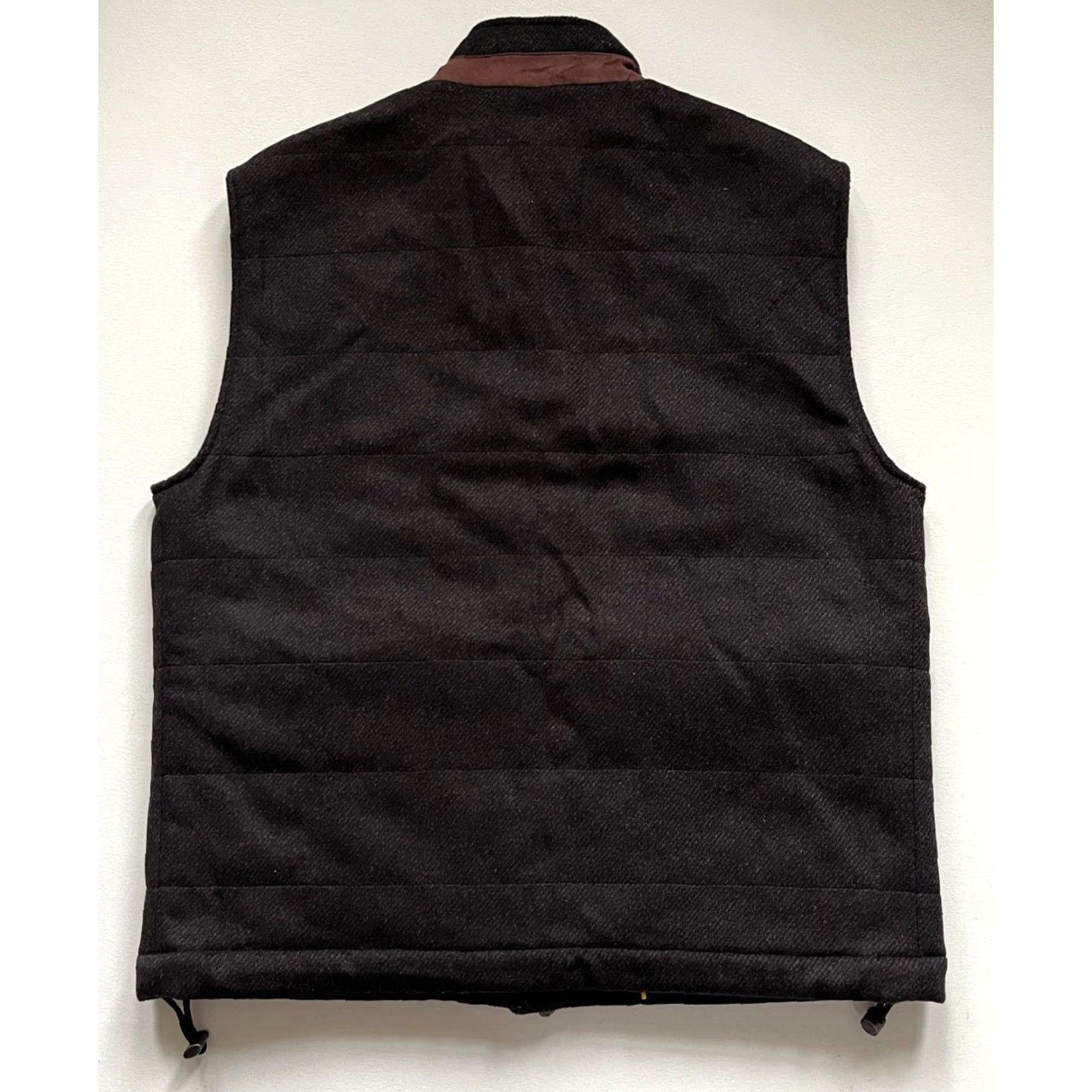 Robert Talbott VINTAGE Robert Talbott Mariposa Vest Wool Cashmere Full Zip Mens M Brown Modern Classic Designer City Size US M / EU 48-50 / 2 - 5 Thumbnail