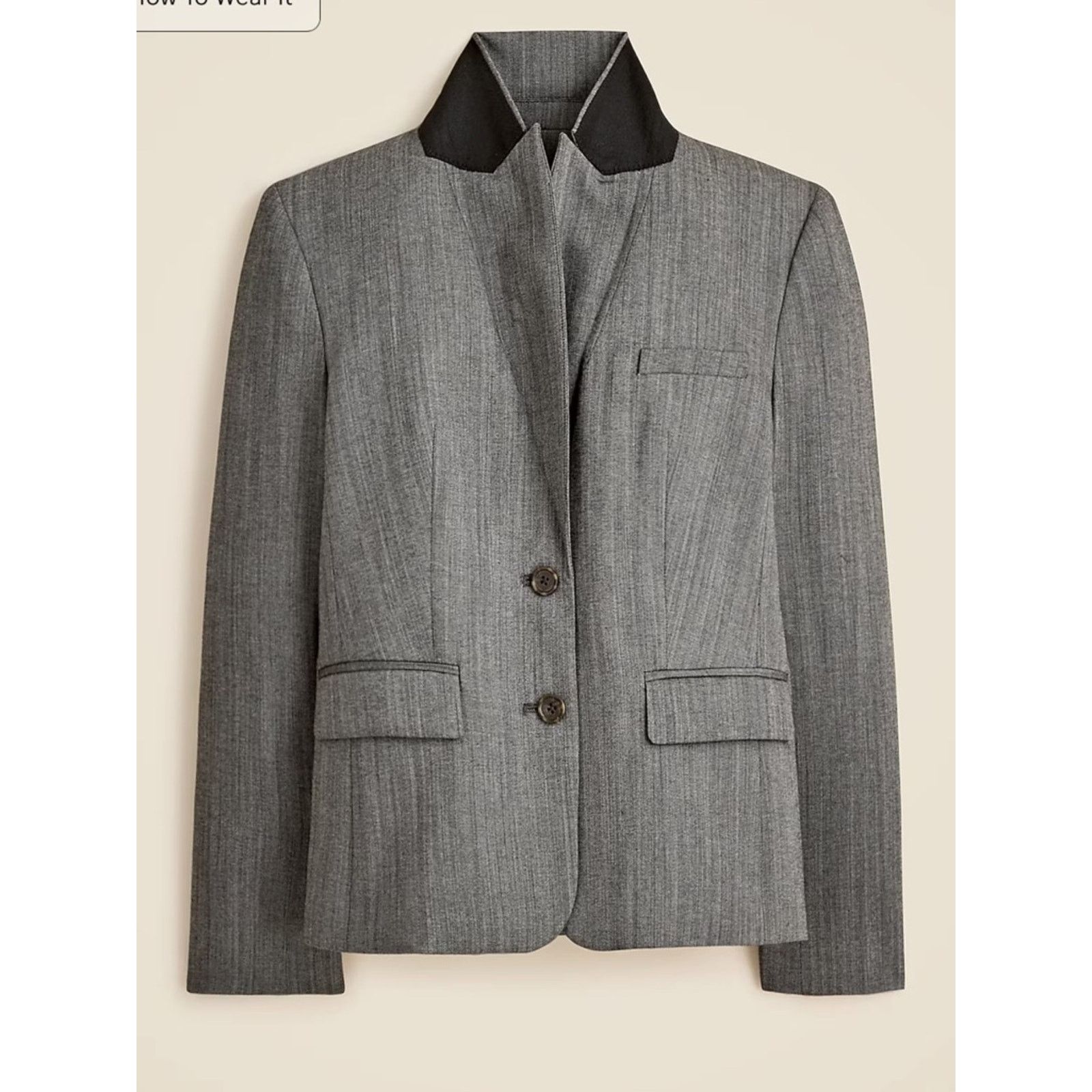 J.Crew J. Crew École blazer in Italian studio wool blend Size M / US 6-8 / IT 42-44 - 2 Thumbnail