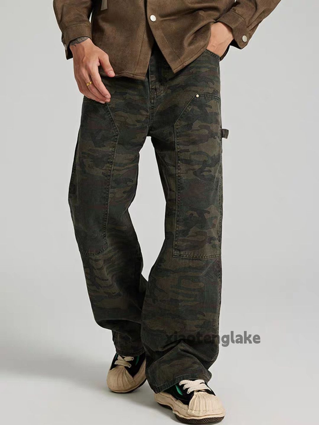 Designer × Japanese Brand × Vintage Unisex utility skate hiphop yuppie baggy carpenter pants Size US 30 / EU 46 - 5 Thumbnail