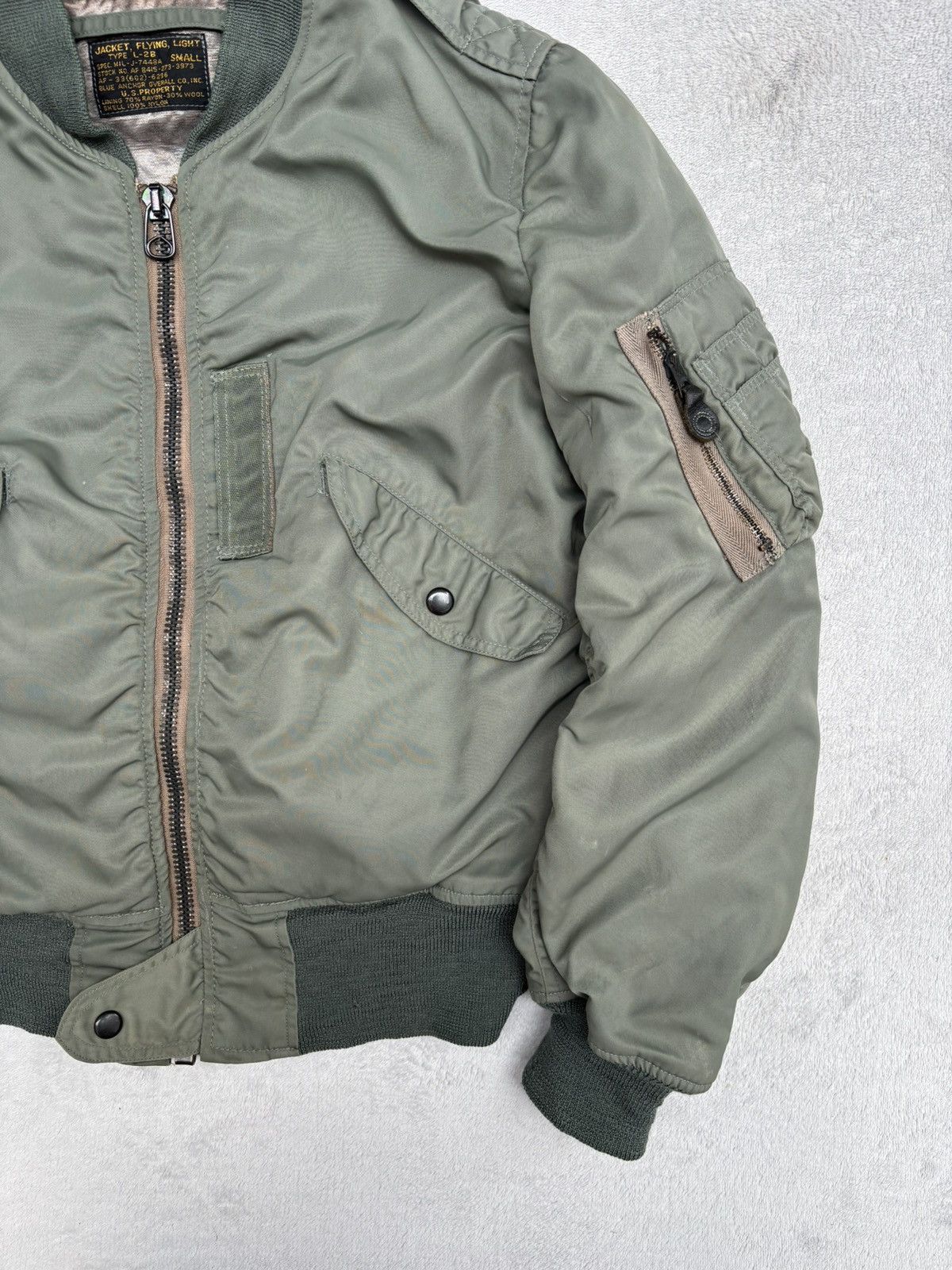 The Real McCoy's 1950s Blue Anchor Type L-2B by The Real Mccoys Bomber Jacket Size US S / EU 44-46 / 1 - 4 Thumbnail