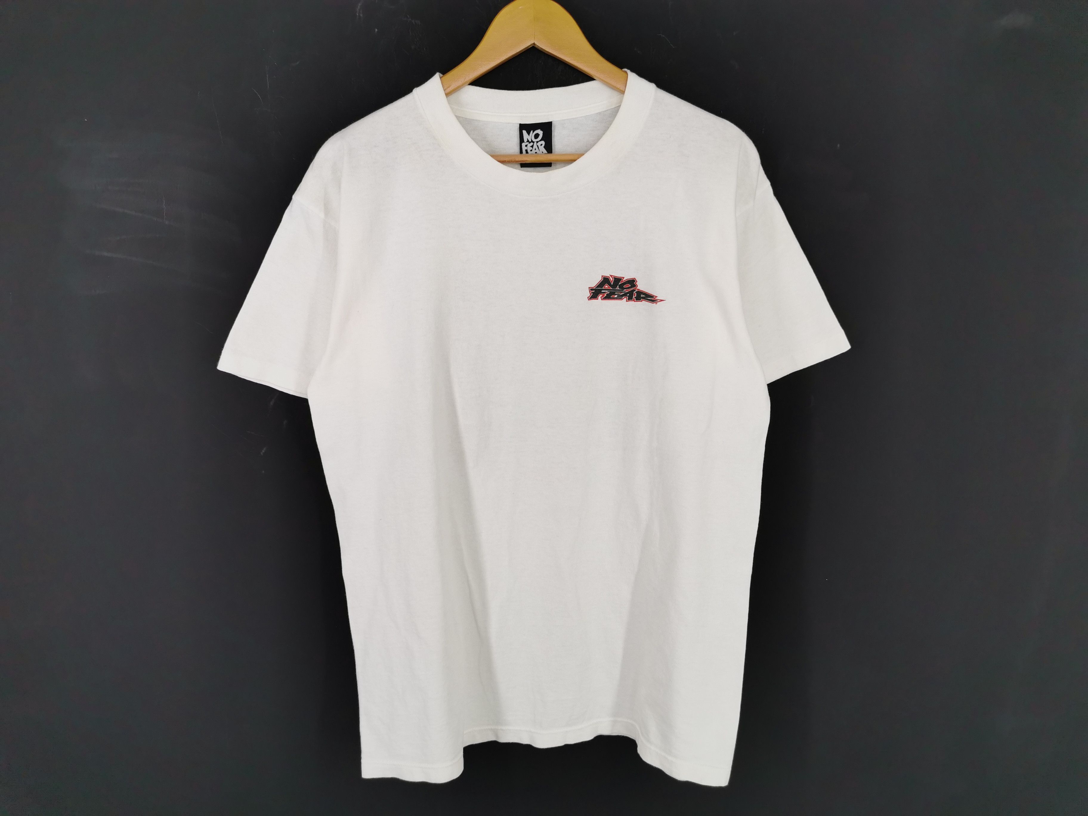No Fear Vintage 90's No Fear "Kiss My Ice" Big Logo Skate Tee Size US M / EU 48-50 / 2 - 2 Thumbnail