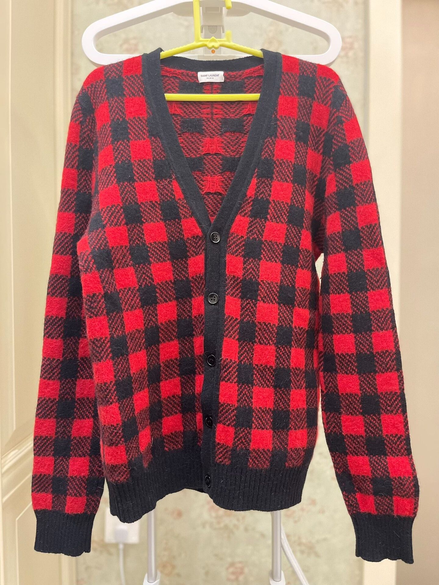 Saint Laurent Paris YSL Saint Laurent 14FW Plaid Cardigan Shirt Size US M / EU 48-50 / 2 - 1 Thumbnail
