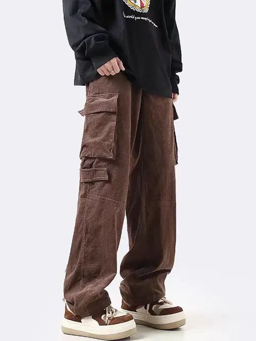 Japanese Brand Kurumi x Misa High Street Vintage Loose Casual Pants Brown Size US 29 - 6 Thumbnail