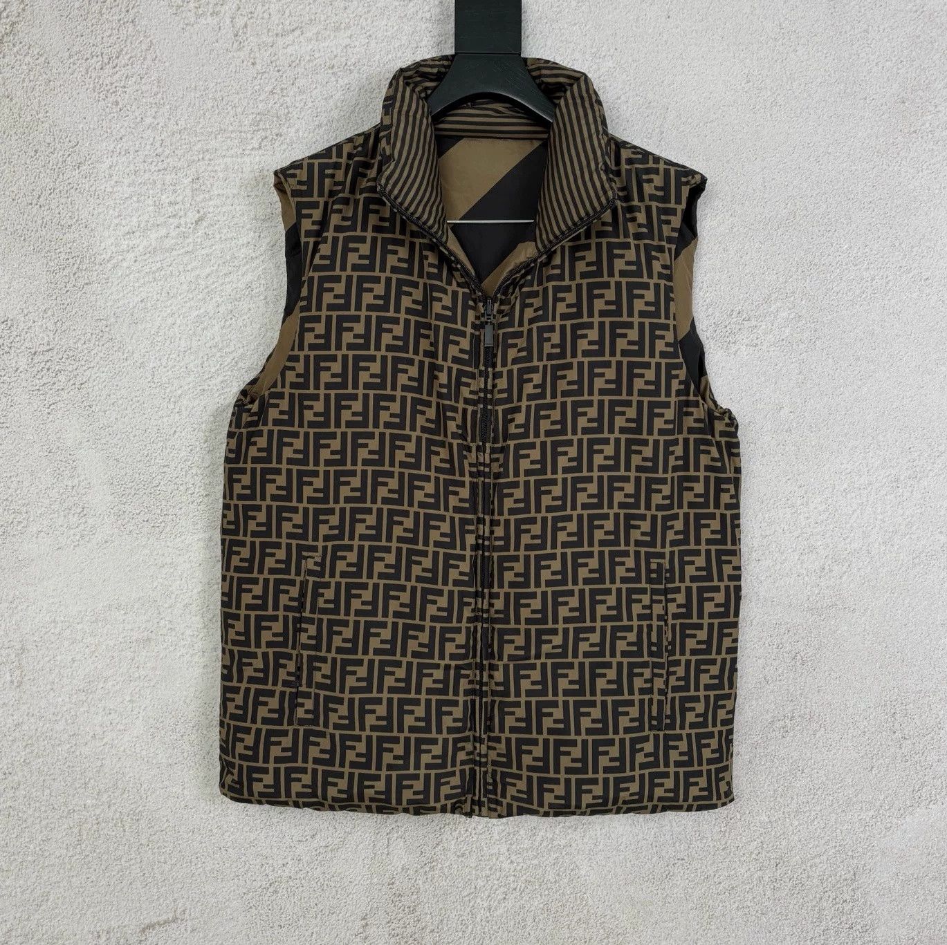 Fendi Fendi All-Over Double F Double-Sided Vest Size US M / EU 48-50 / 2 - 1 Thumbnail
