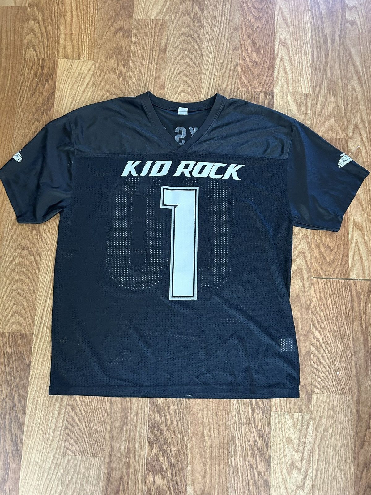 Vtg 2000's KID ROCK Football Jersey American Badass Mens 2xl