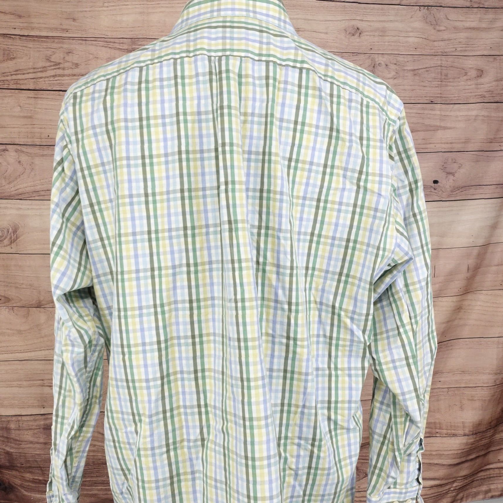 Gap GAP BUTTON-UP SHIRT MENS XL GINGHAM CHECK LONG SLEEVE Classic Fit Multicolor 100% Cotton Size US XL / EU 56 / 4 - 4 Thumbnail