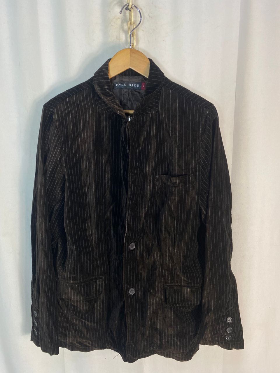 Other Unisex 🔥Over dice velvet zipper jacket Size US M / EU 48-50 / 2 - 2 Thumbnail