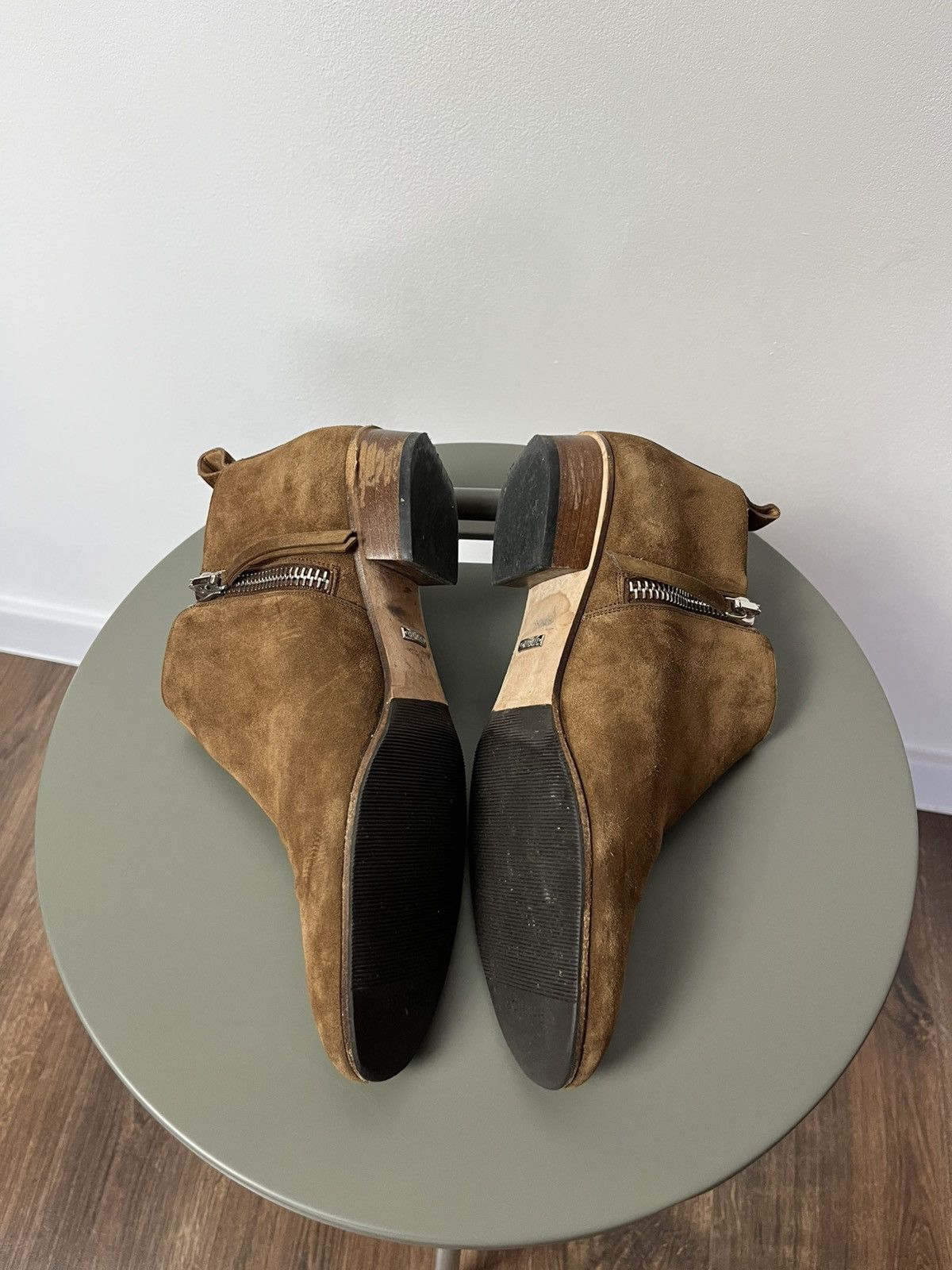 Gucci Gucci Suede Side-Zip Ankle Boots 39 EU / 8 US Made in Italy Size US 8 / IT 38 - 7 Thumbnail