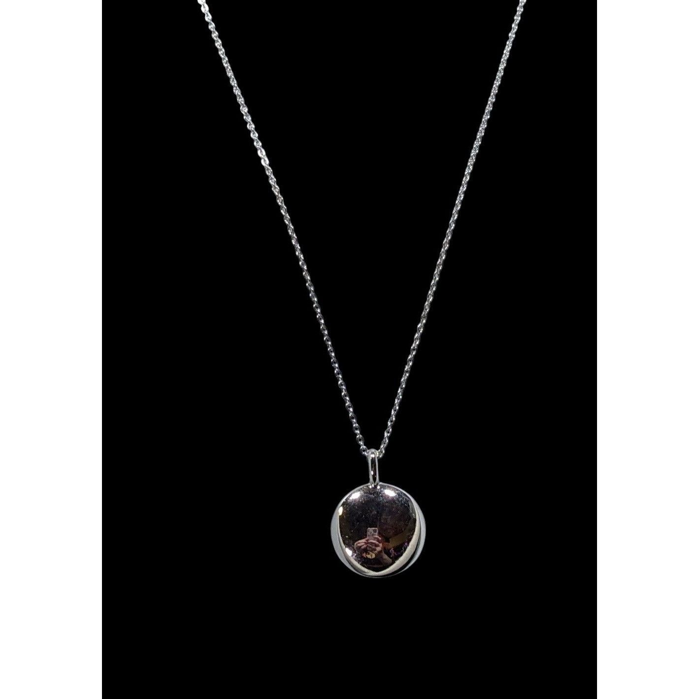 Loft Loft Outlet Preppy Modern Silver Tone Pendant Necklace Size ONE SIZE - 2 Thumbnail